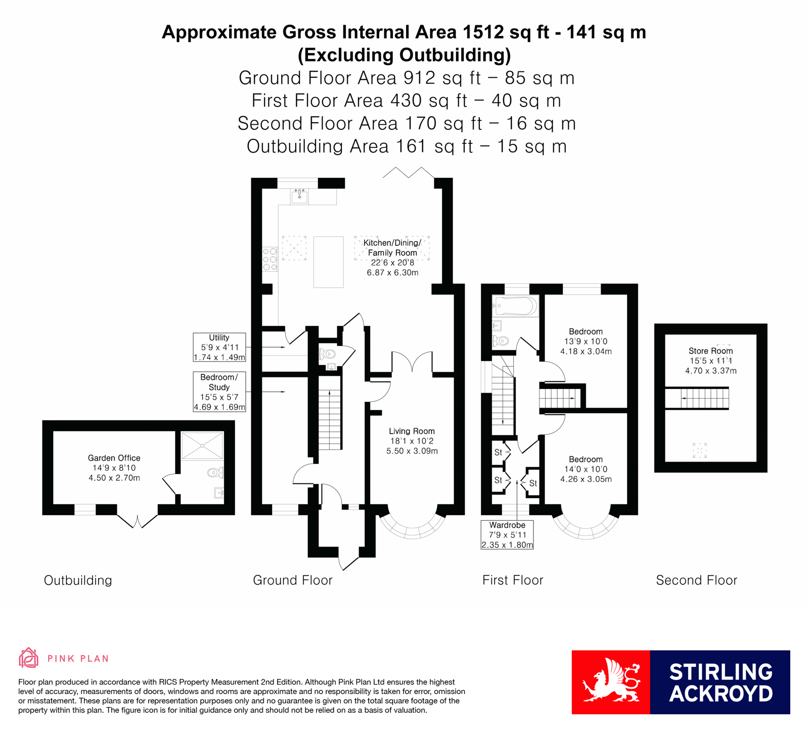 13, Albemarle Avenue, Twickenham floorplan