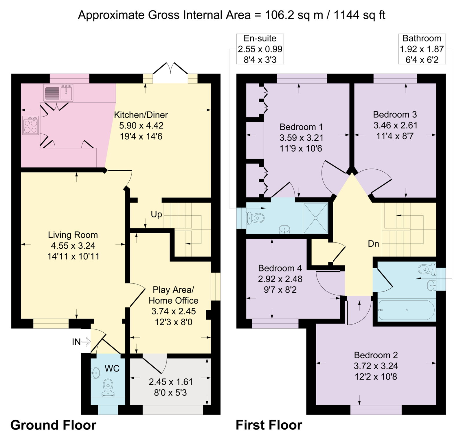 22, Stoneacre Close, Warrington floorplan