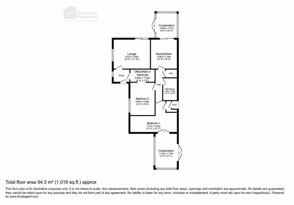 Roman Bank, Holbeach Clough floorplan