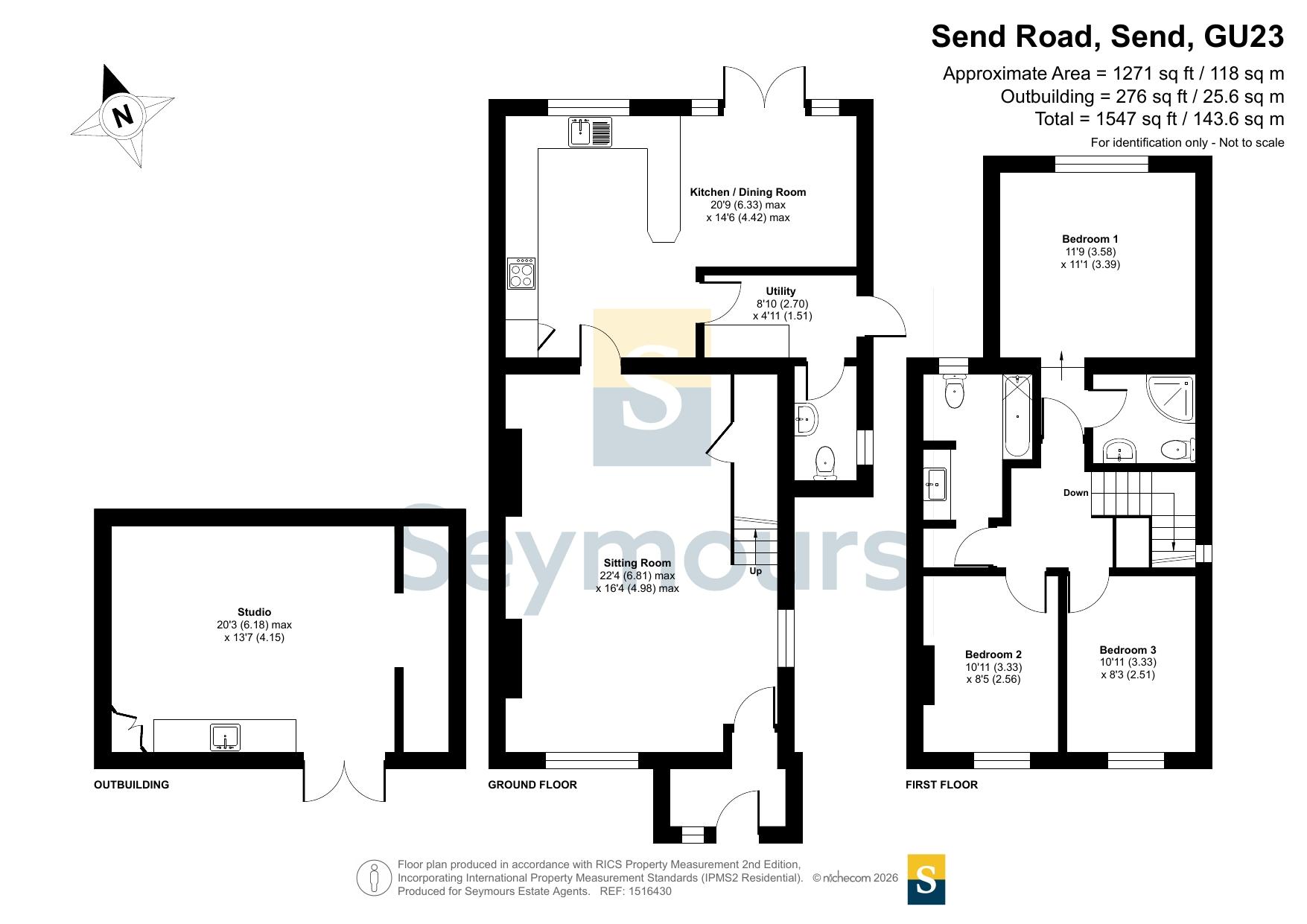 82, Send Road, Surrey floorplan