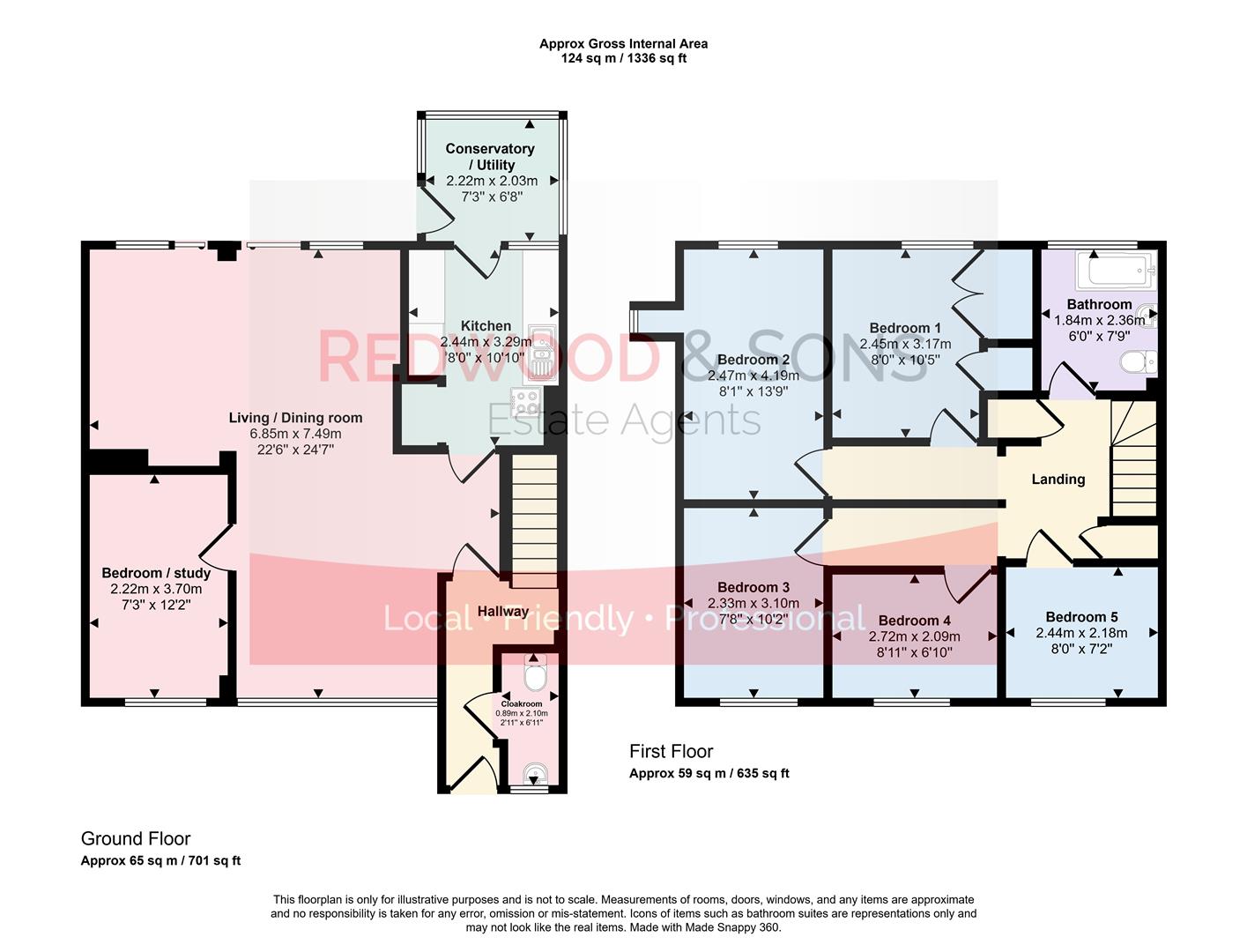 6, Grove Park, Chichester floorplan