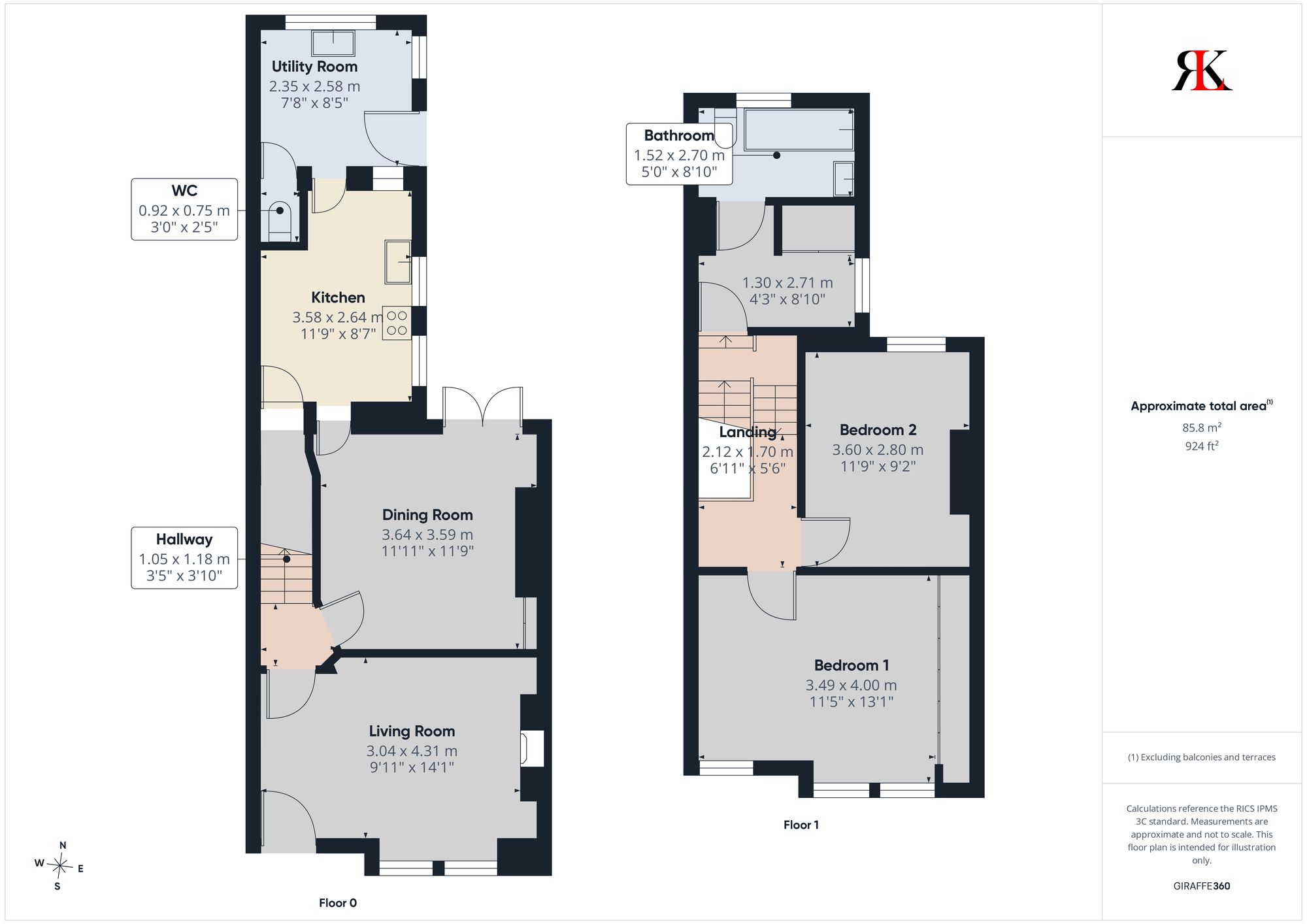 12 Pill Lane, Milford Haven floorplan