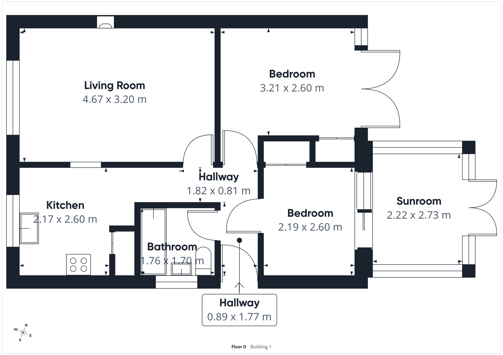 32, The Links, Coleford floorplan