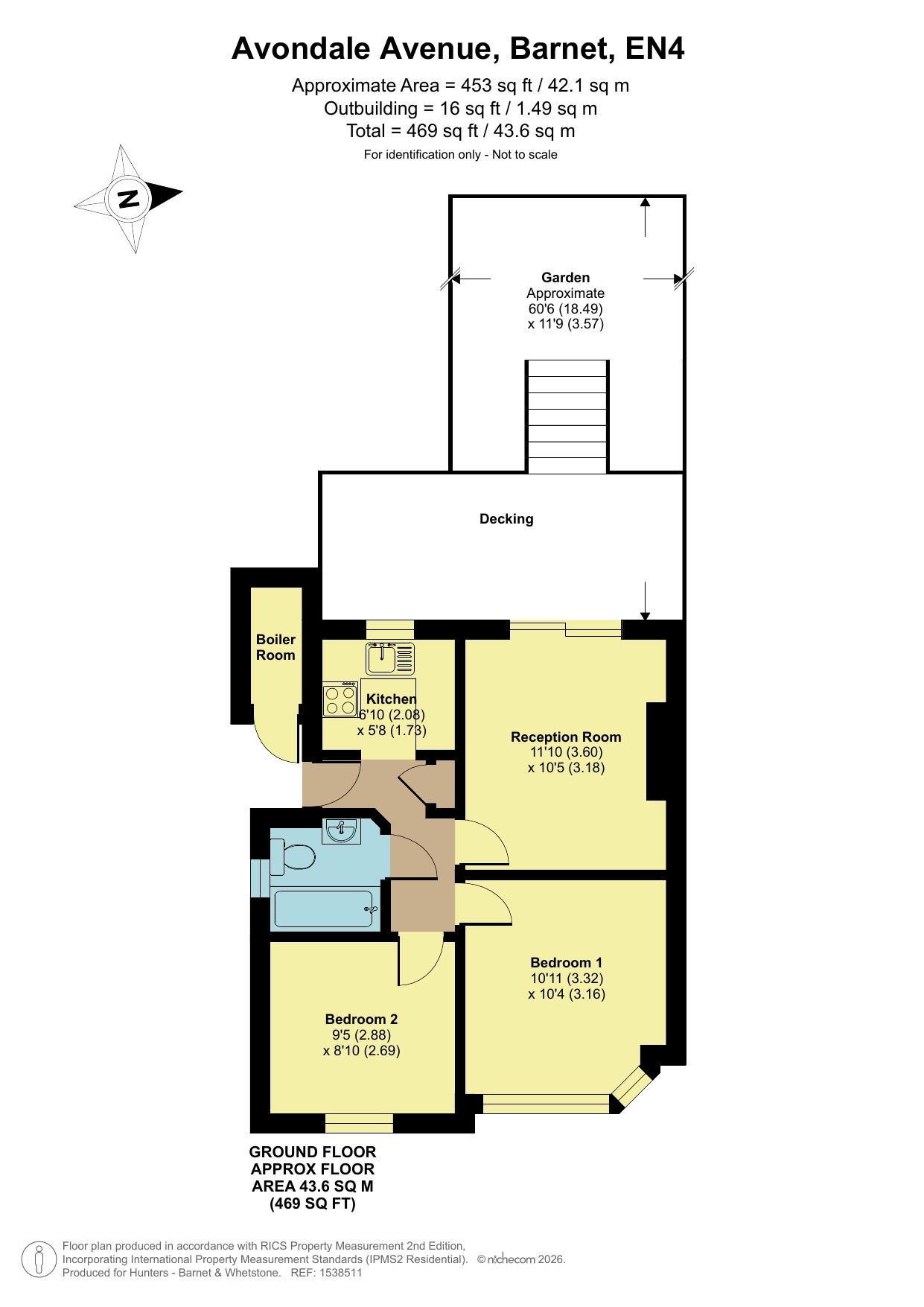 Avondale Avenue, Barnet floorplan