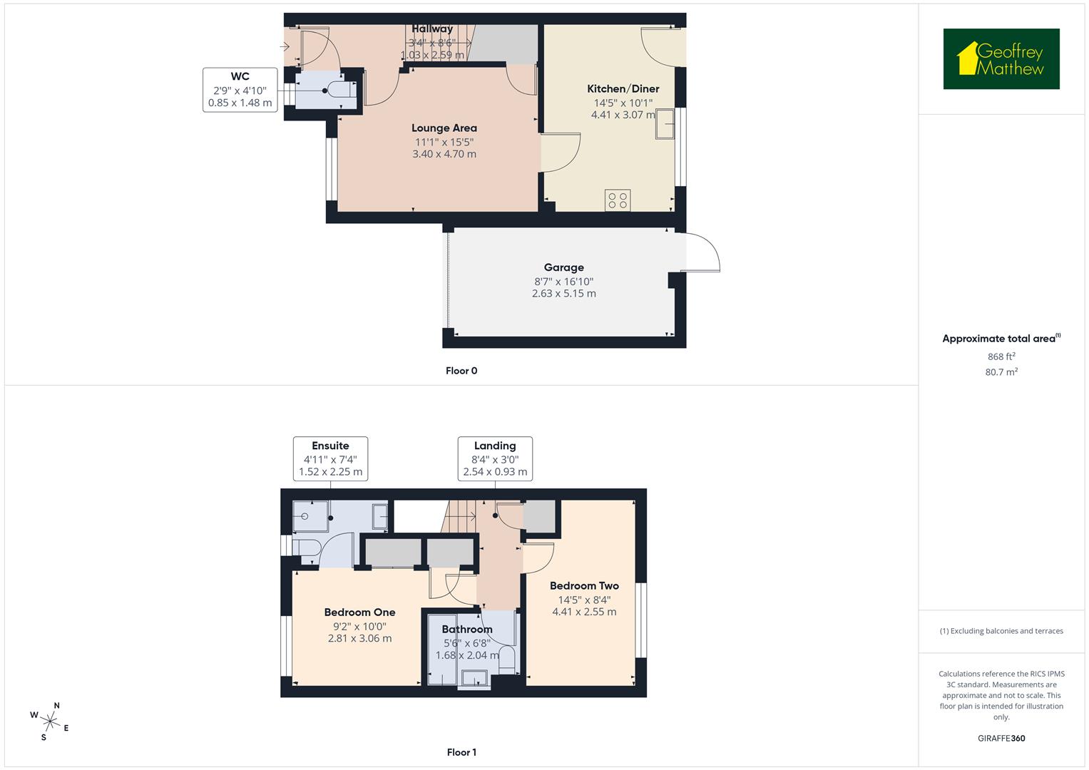 4, Pentland Rise, Great Ashby, Stevenage floorplan