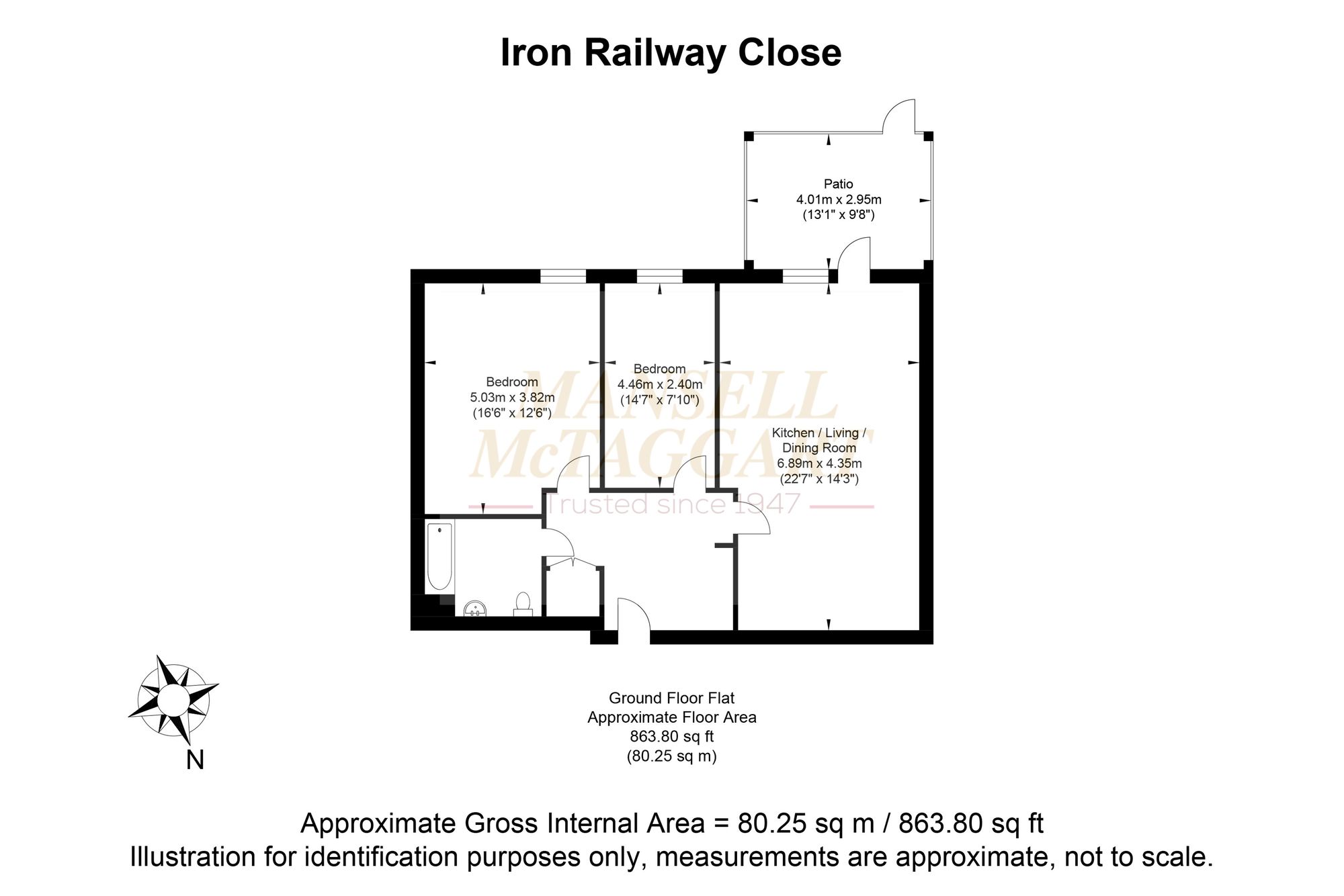 2 Jessop House, Coulsdon floorplan