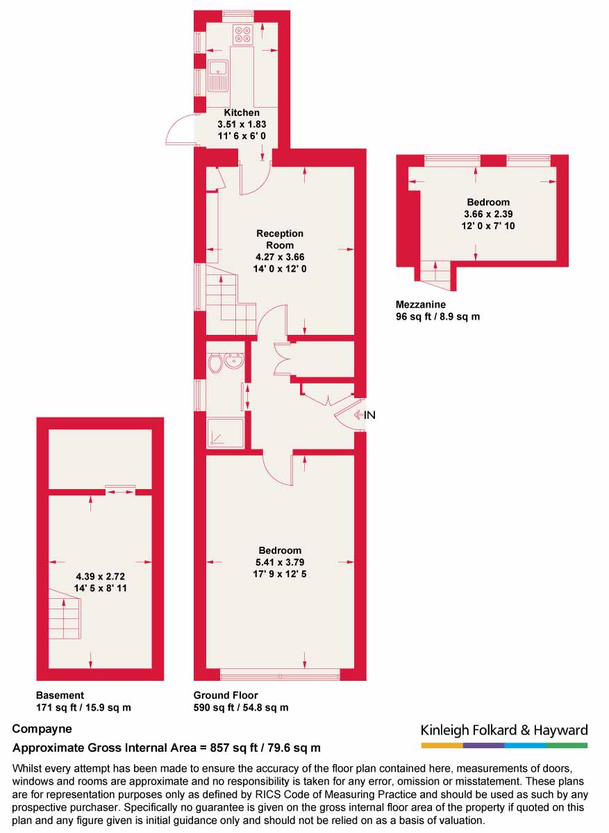 Compayne Gardens, London floorplan