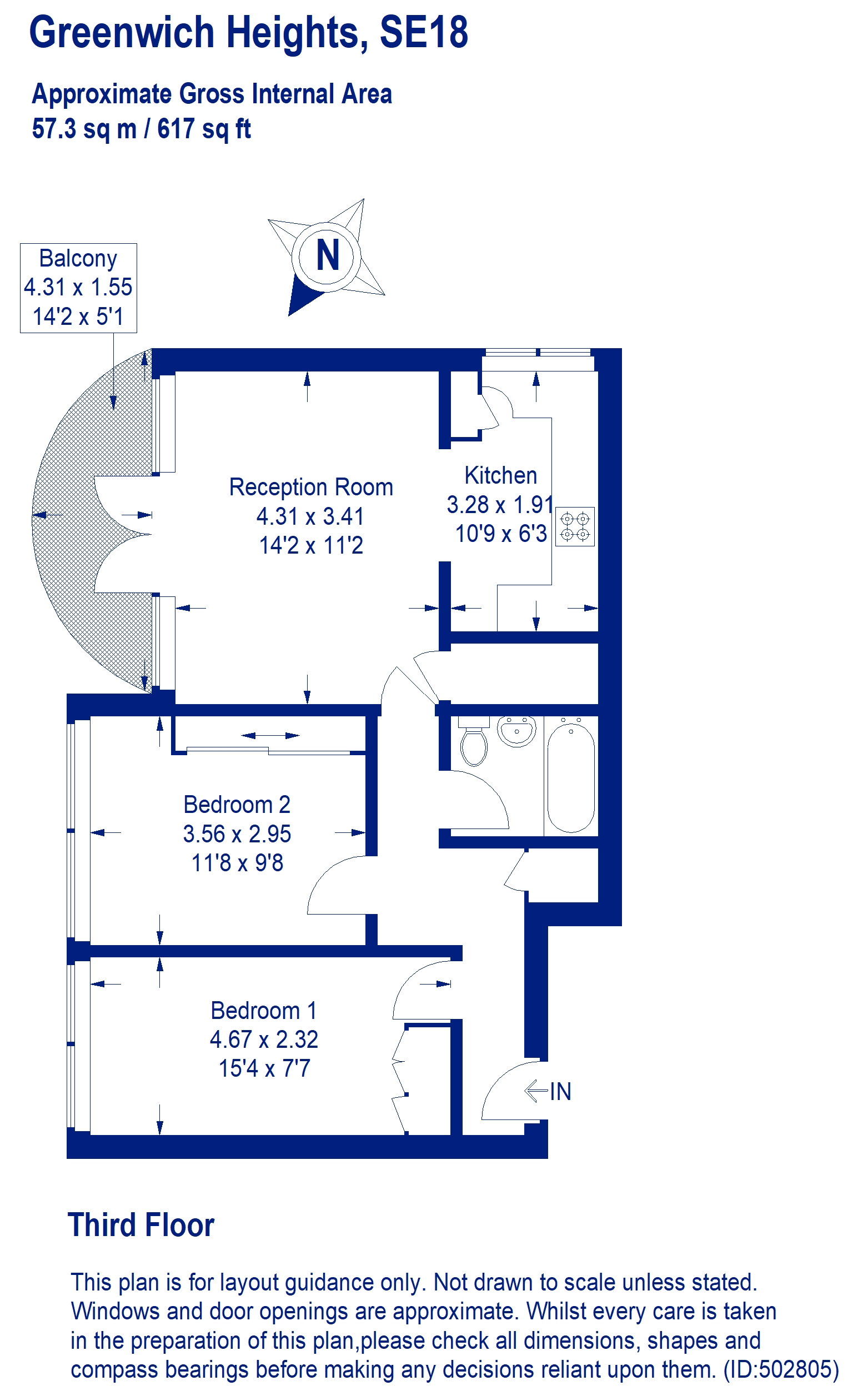 2 Bedrooms Flat for sale in Master Gunner Place, London SE18