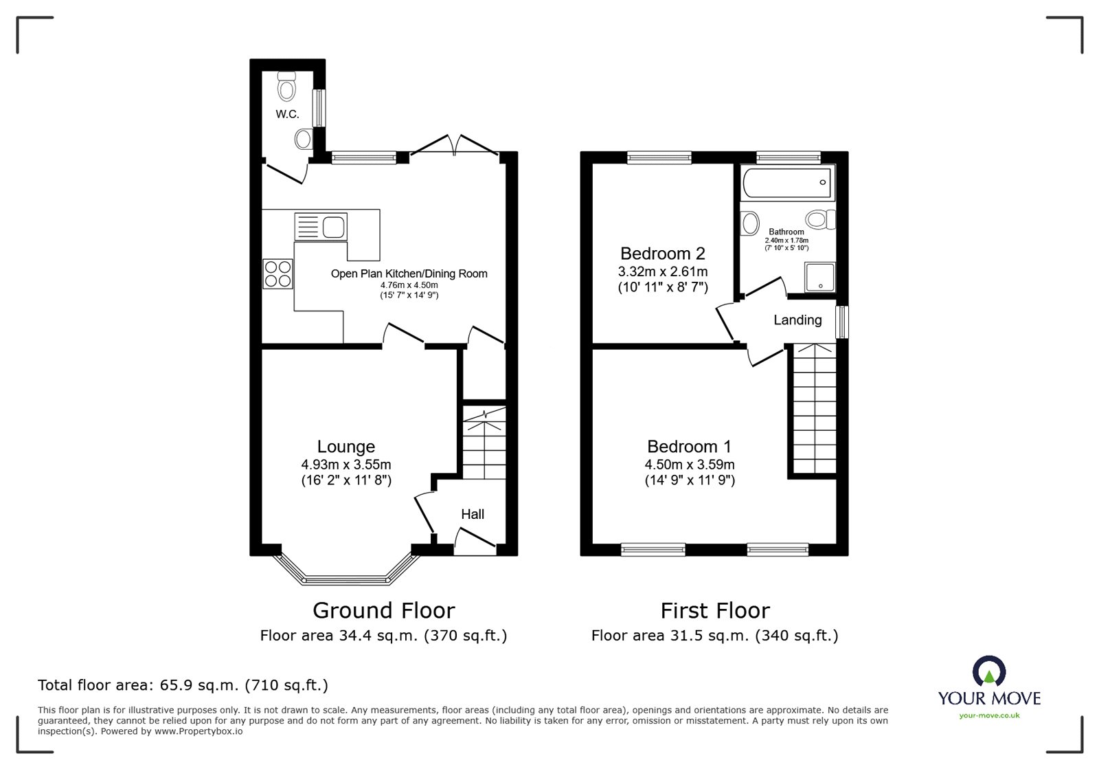 50, Burleigh Road, Leicestershire floorplan