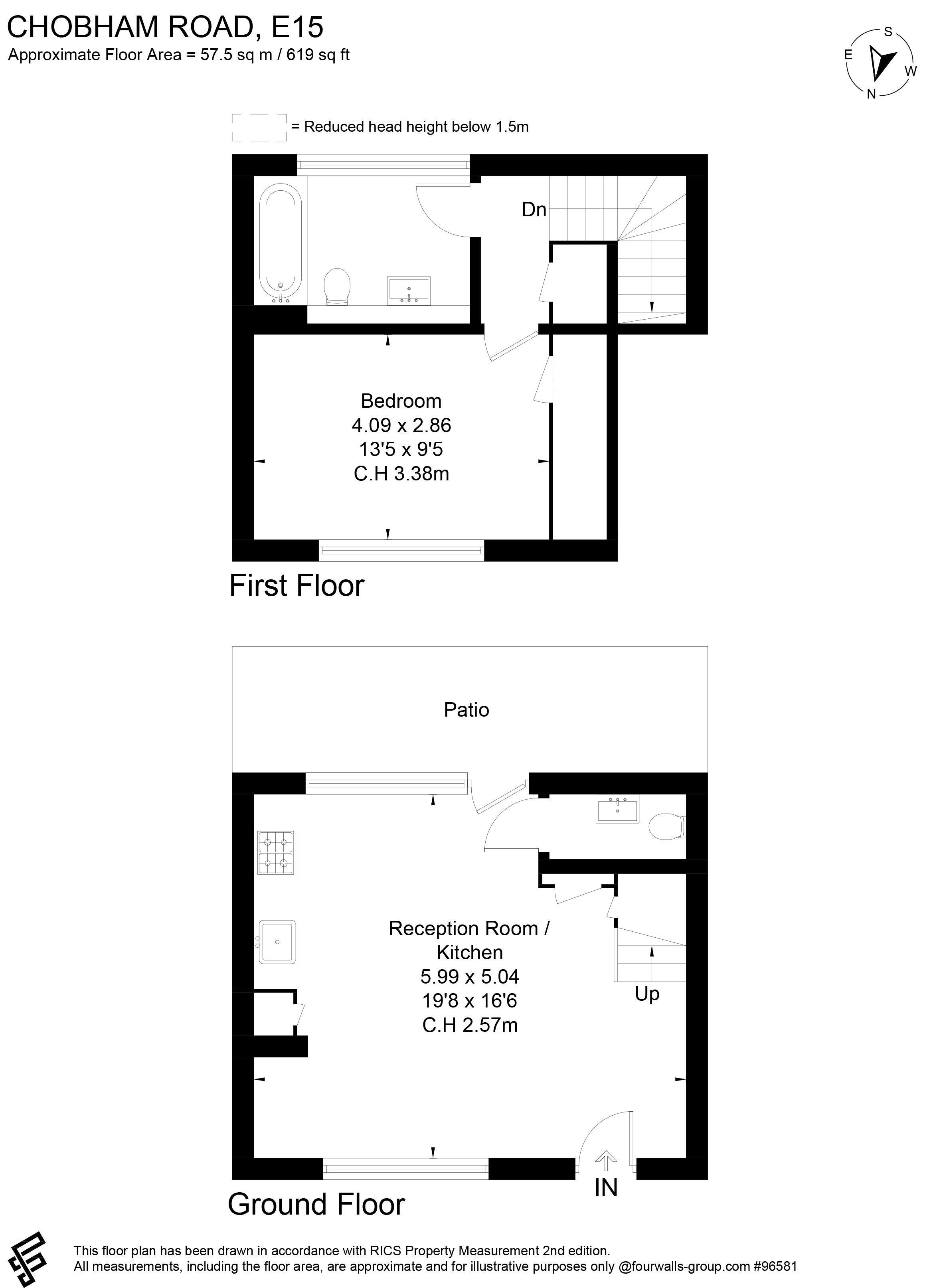 119D,, Chobham Road, London floorplan