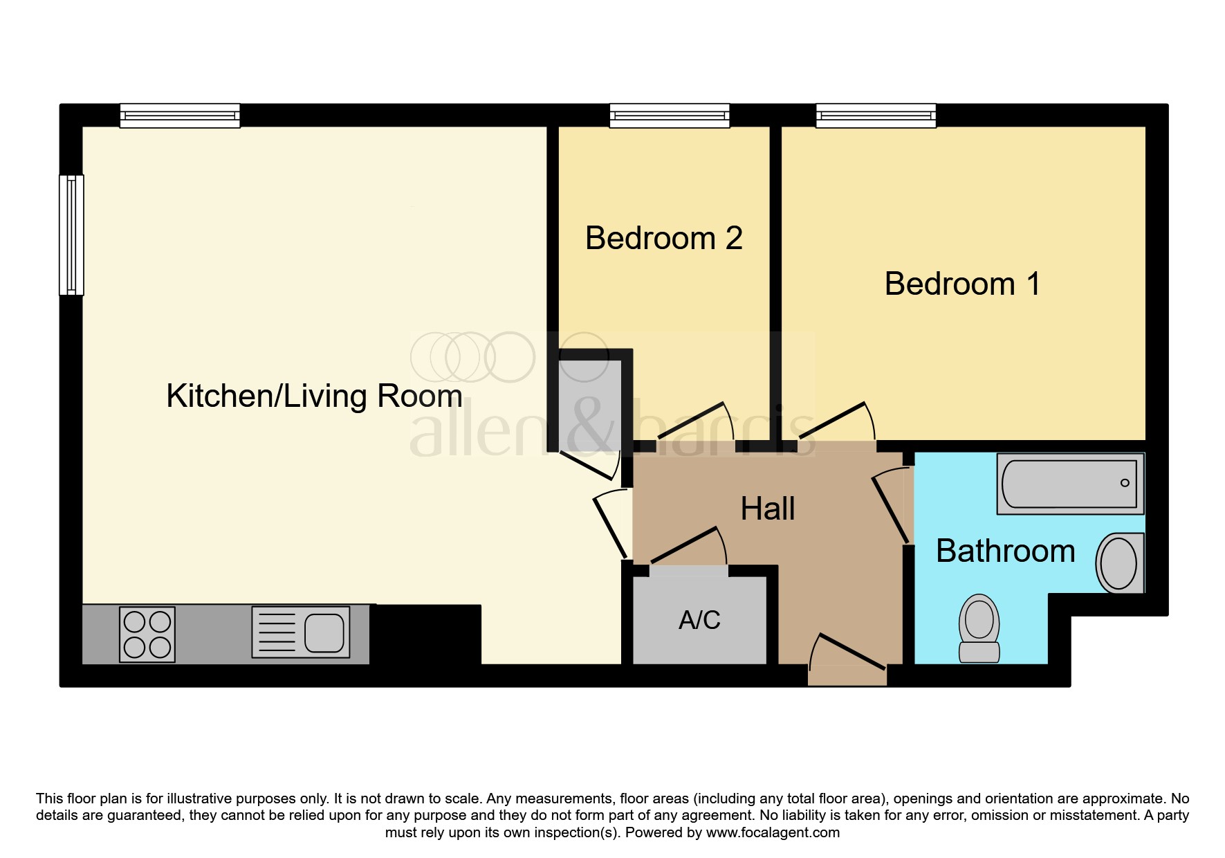 Flat 15, Duke House, Princes Street, Swindon floorplan