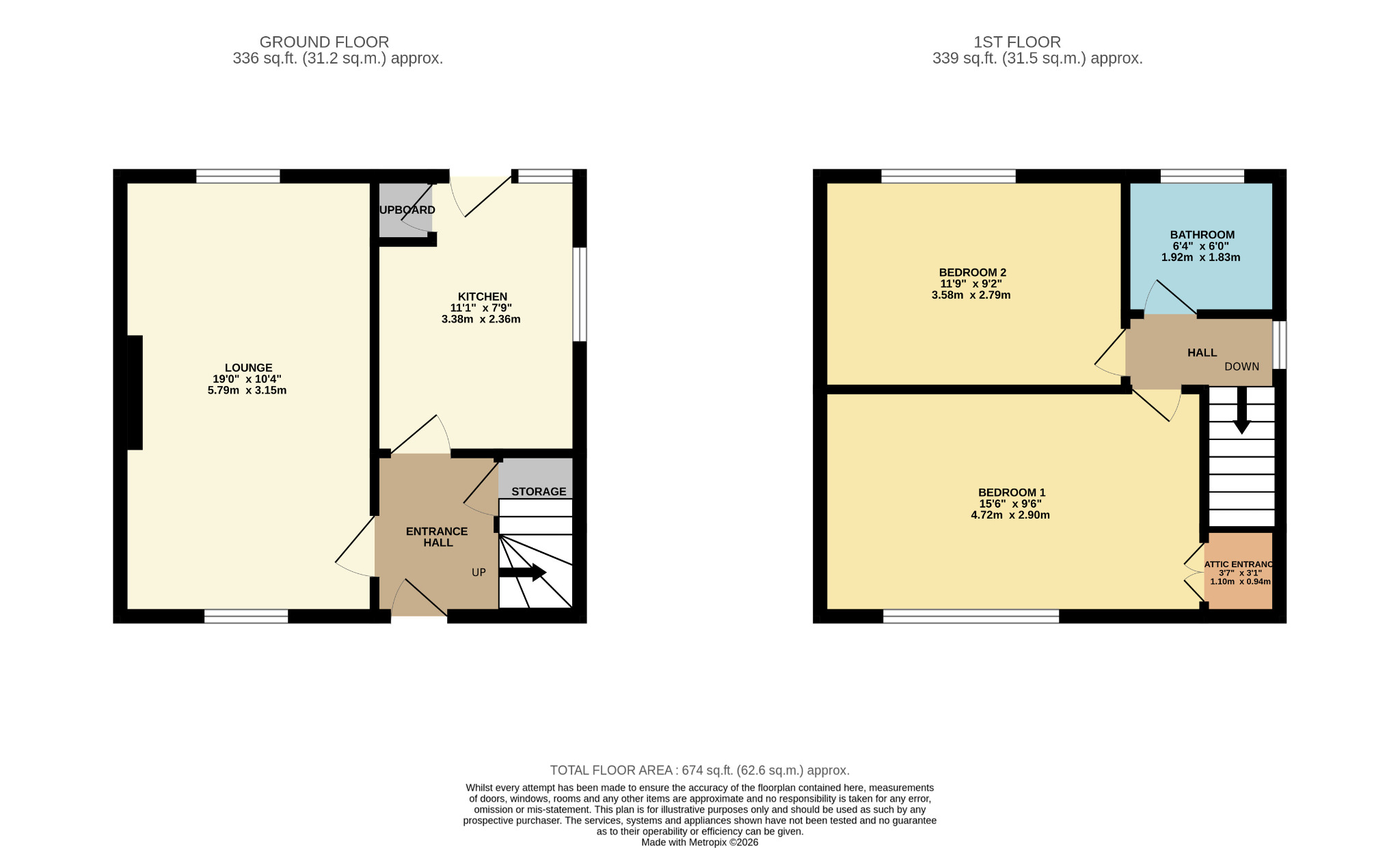 34 Meldon Place, Glasgow, City of Glasgow floorplan