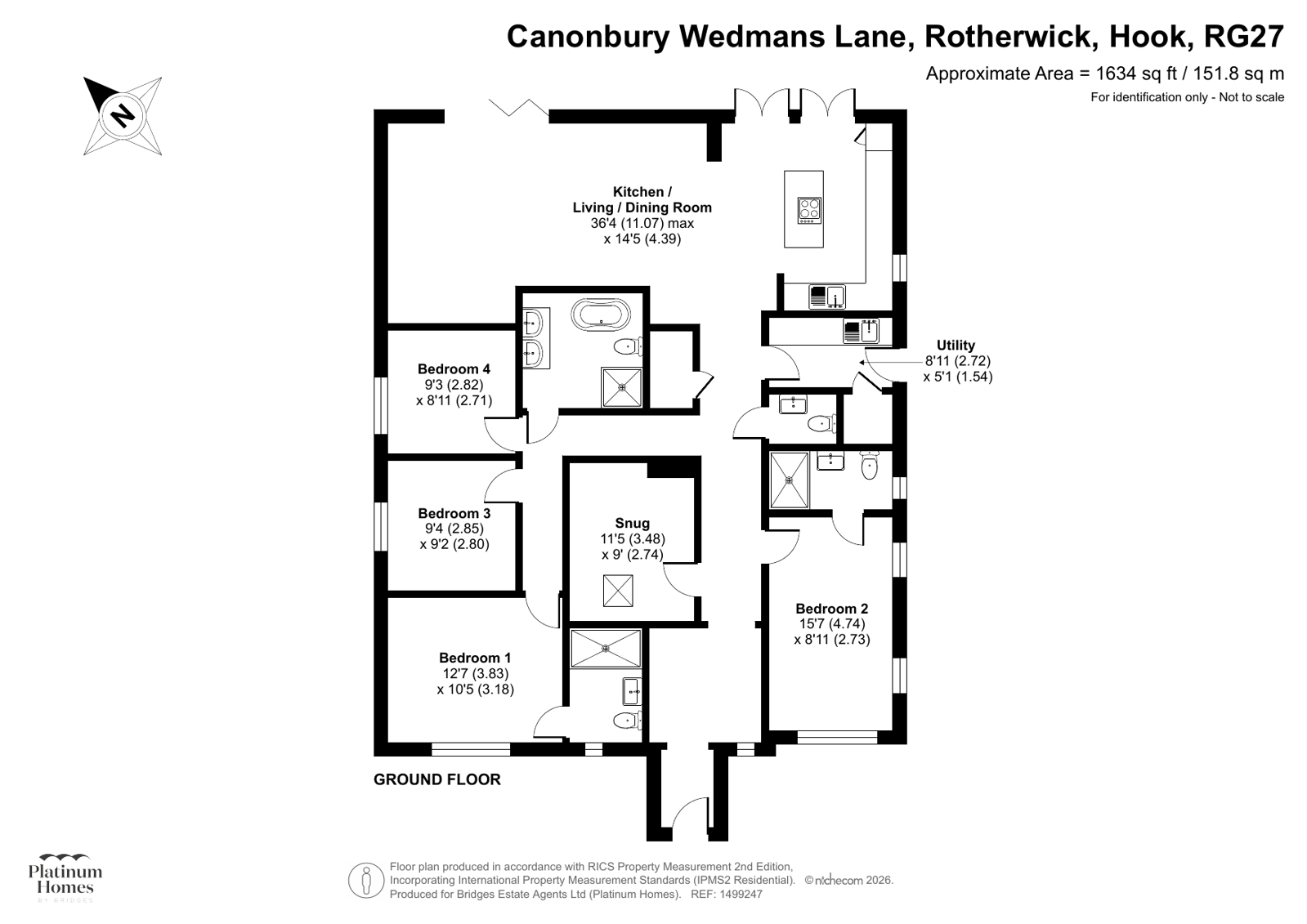 Canonbury,, Wedmans Lane, Hook floorplan
