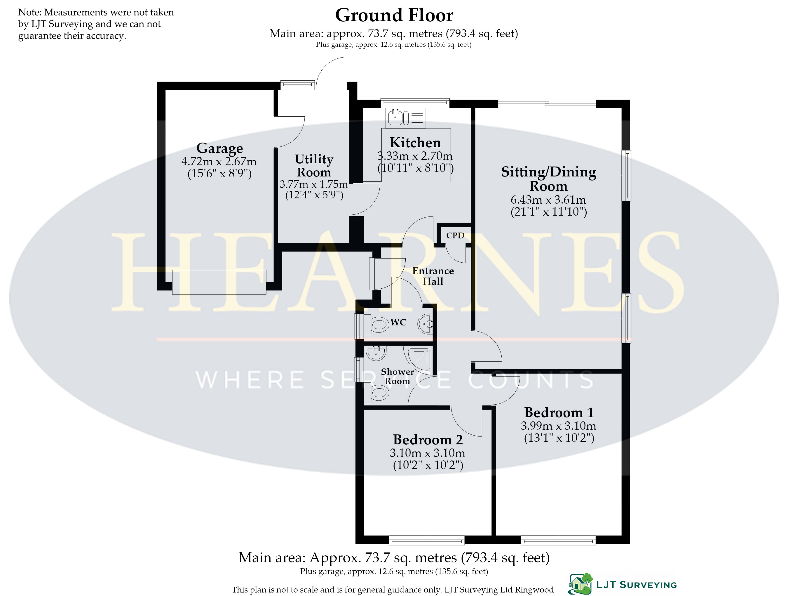 Parmiter Drive, Colehill floorplan