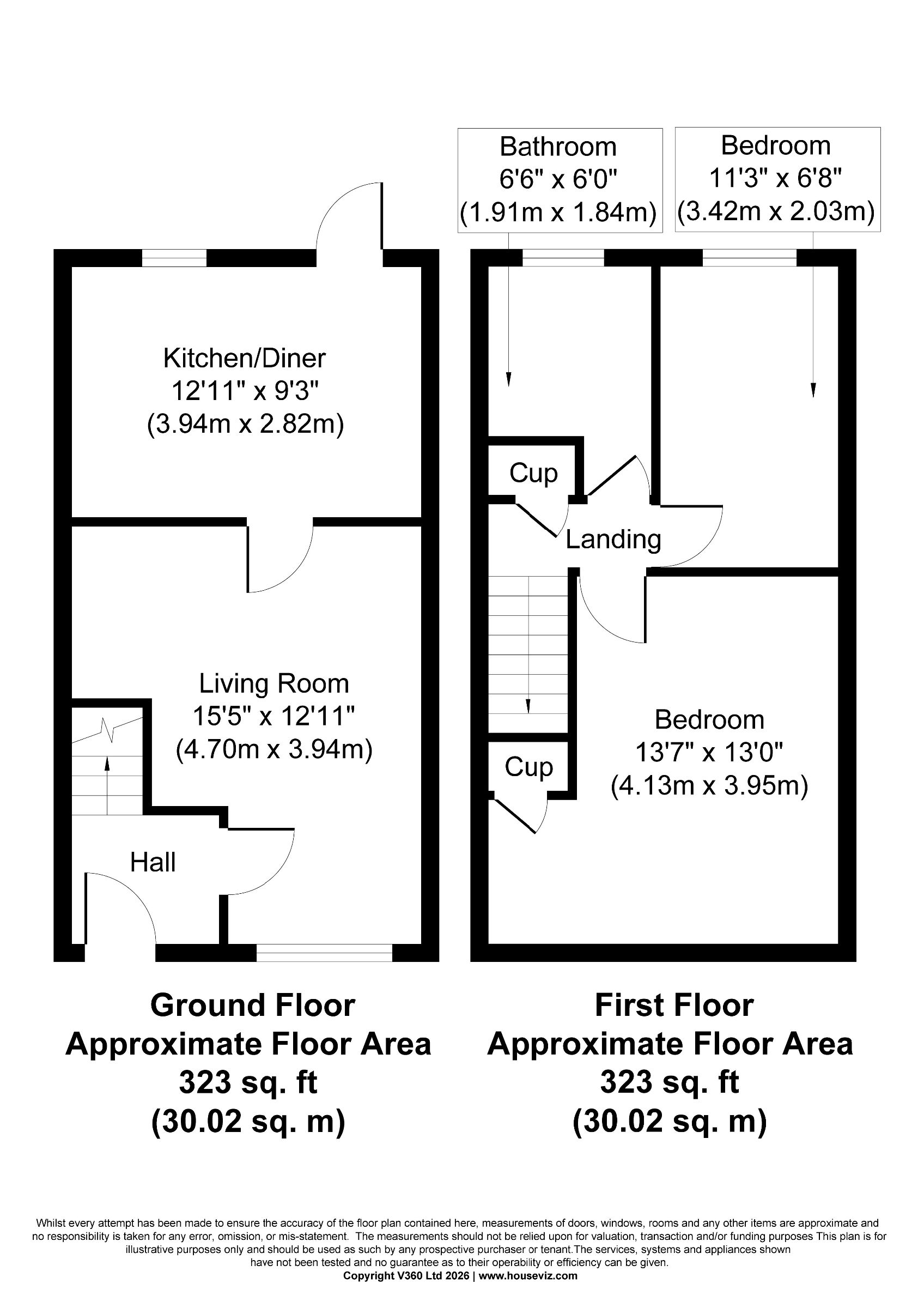 140 Polperro Way, Nottingham floorplan