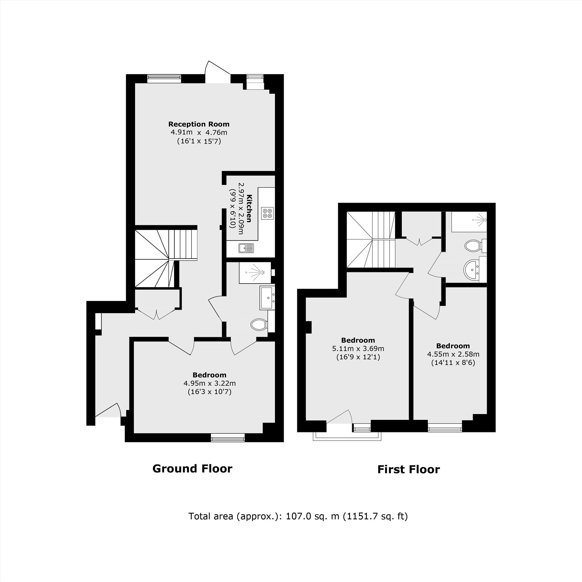 Needleman Close, London floorplan