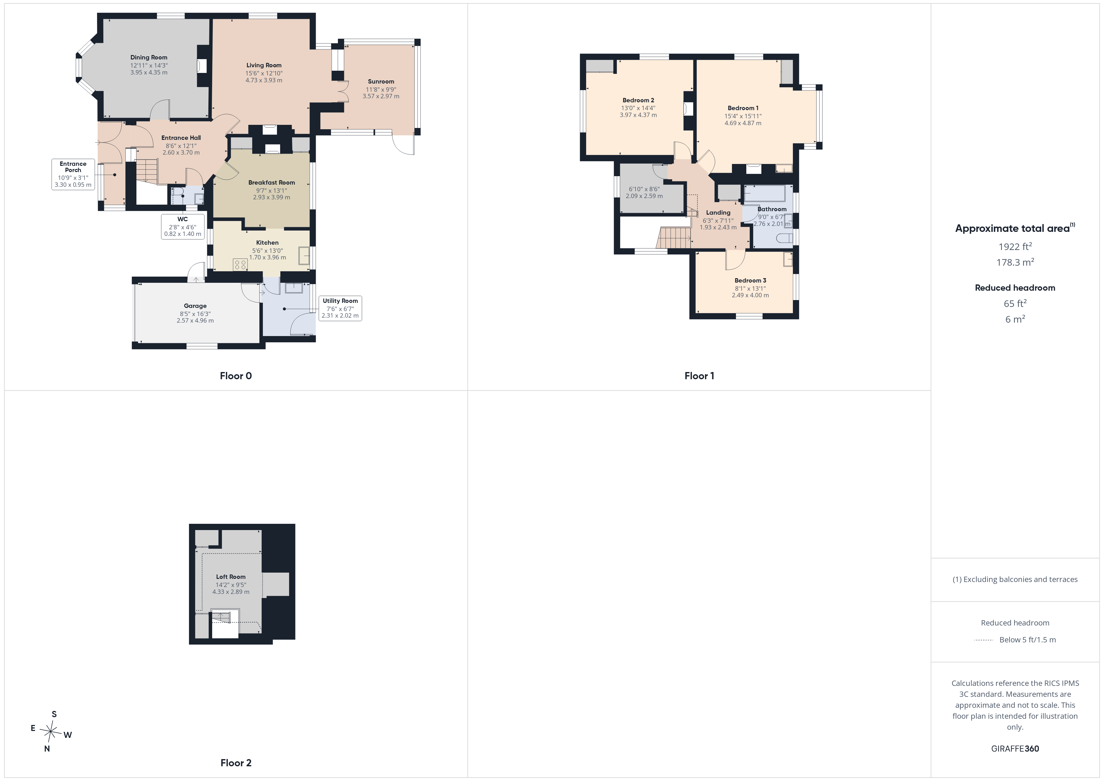 10, Holnicote Road, Cornwall floorplan
