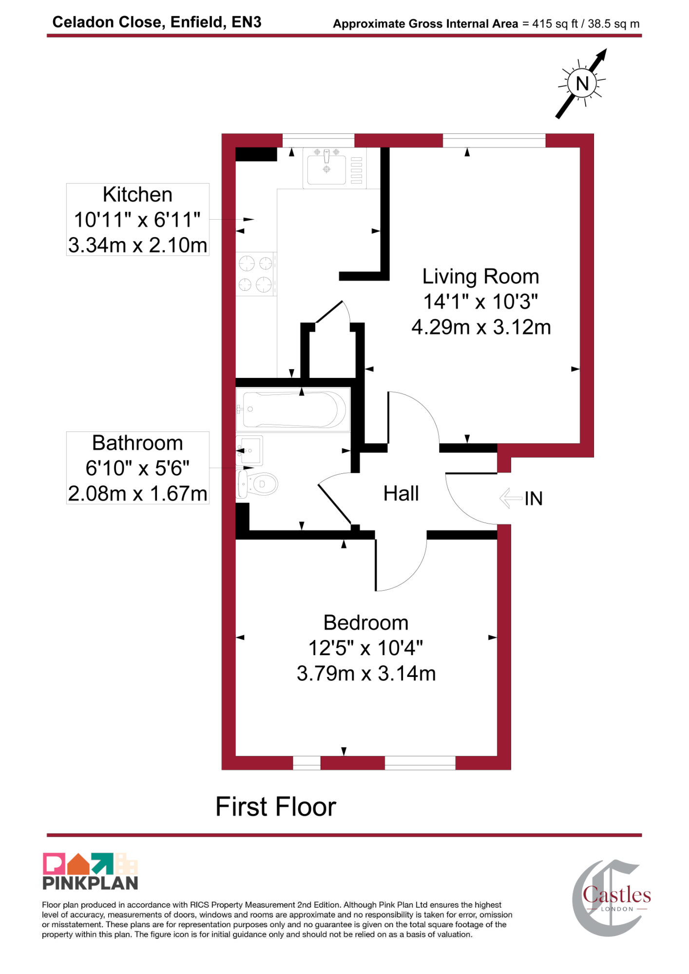 Celadon Close, Enfield floorplan