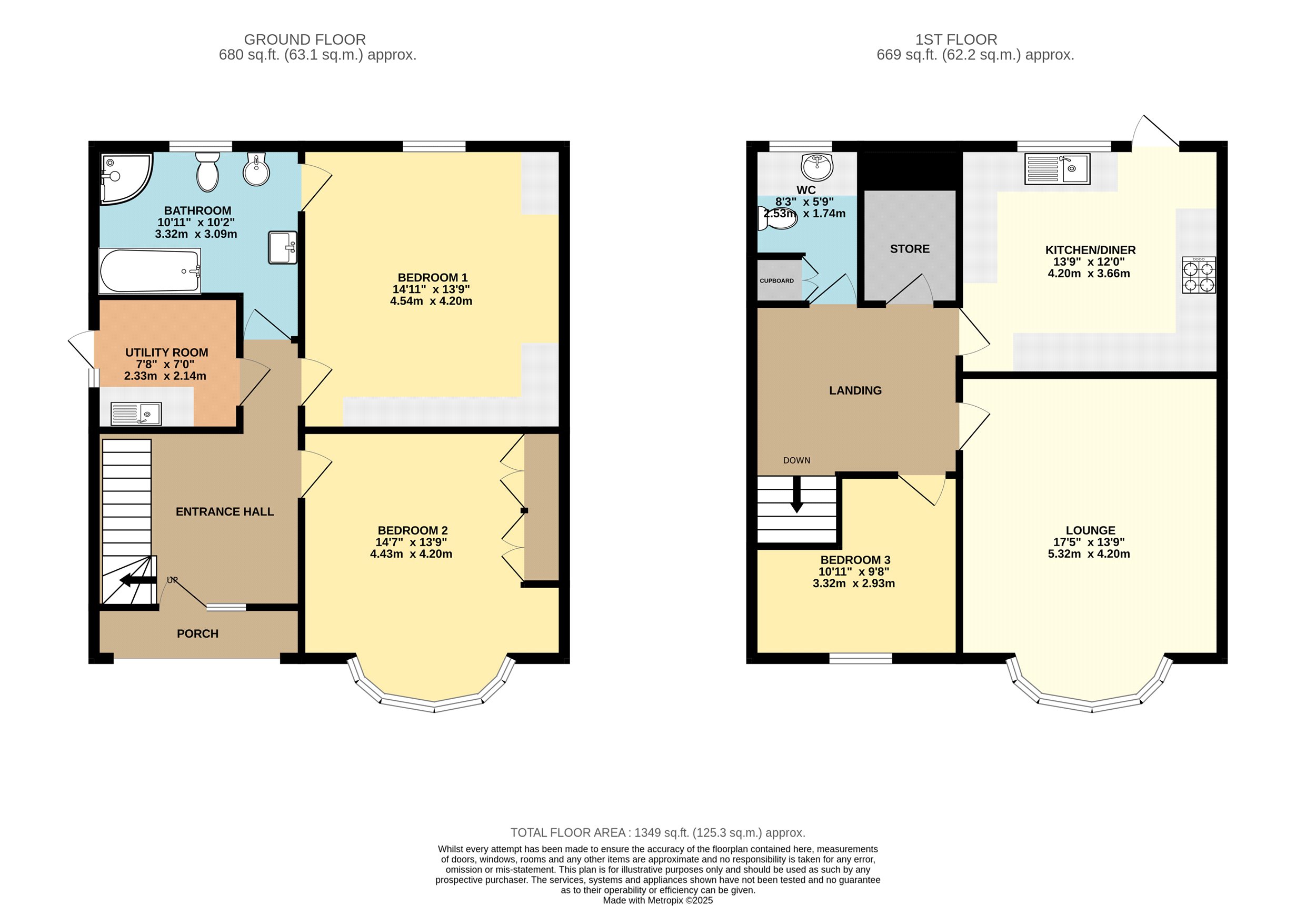 4 Kingston Avenue, Combe Martin Ilfracombe Devon, Ilfracombe floorplan