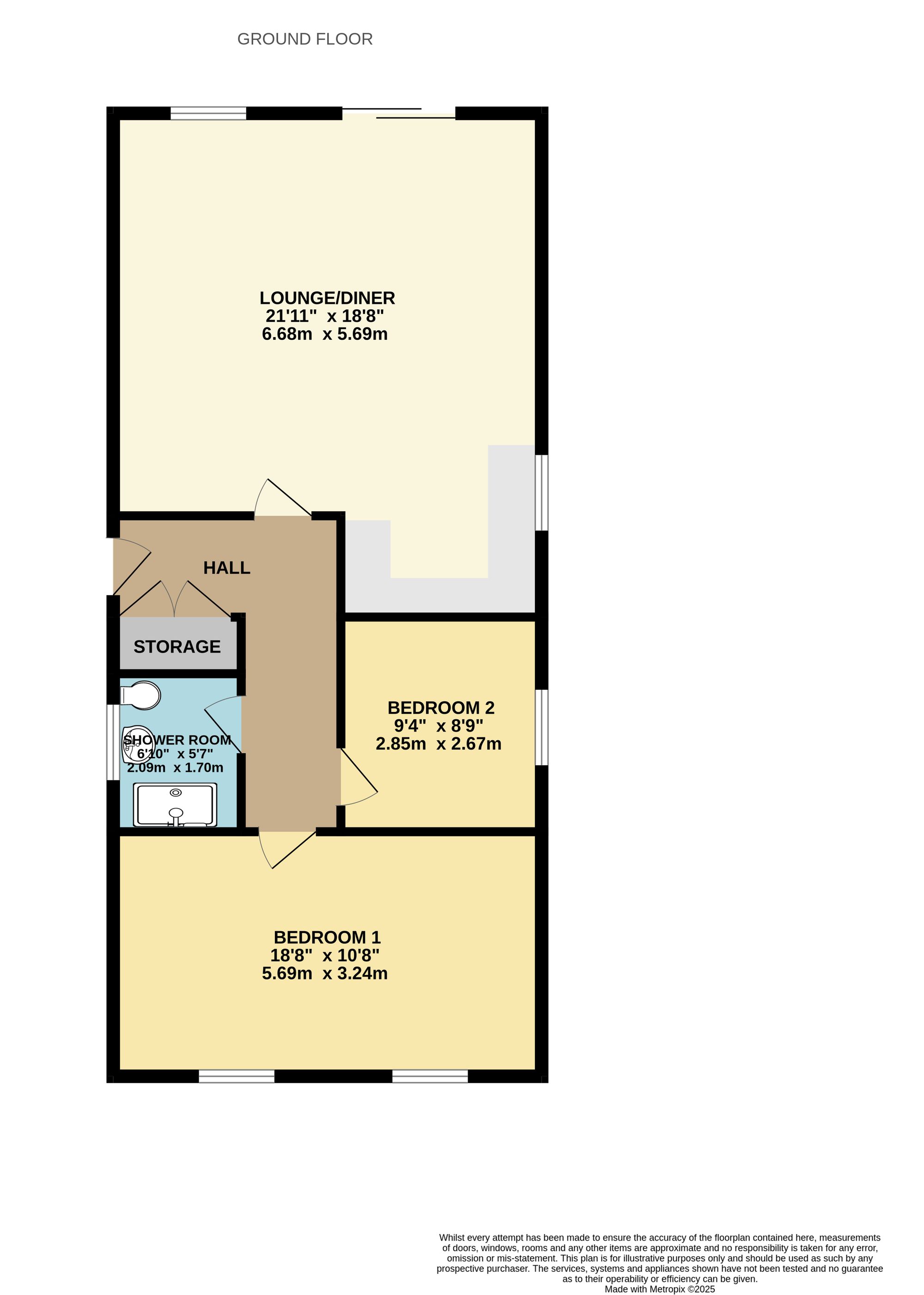 100 Church Lane, Warrington floorplan
