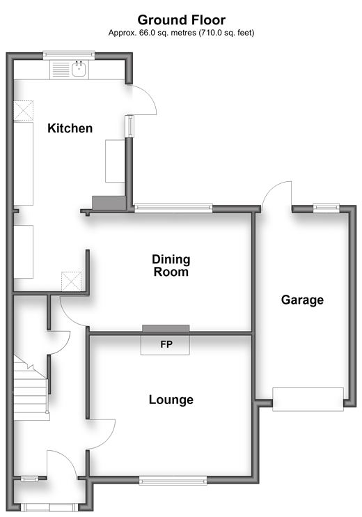 Miskin Road Hoo, Rochester floorplan