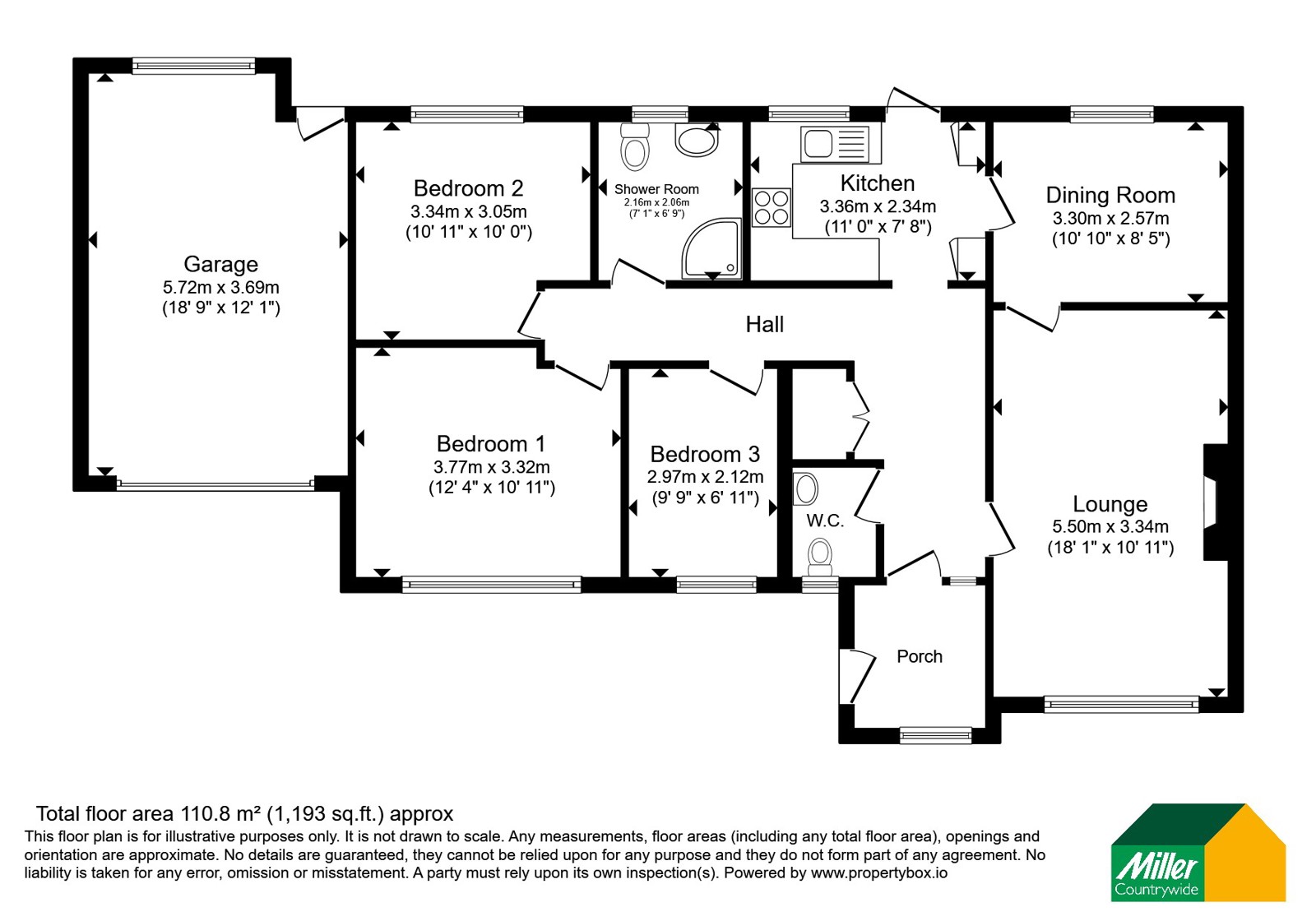 5, Church Road, Penzance floorplan
