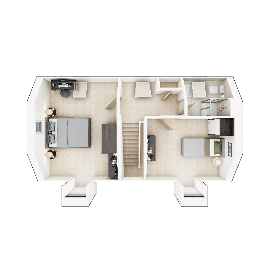 The Ashby - Plot 175, Castle Manor, Warner Road, Ashby-De-La-Zouch floorplan