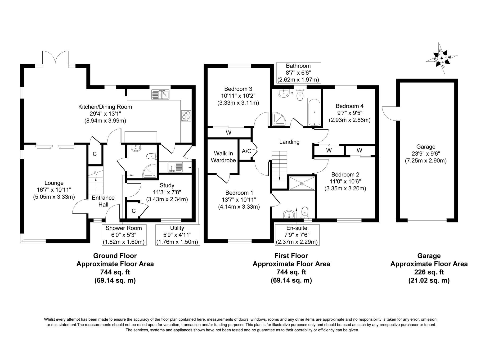16, Bittern Way, Norwich floorplan