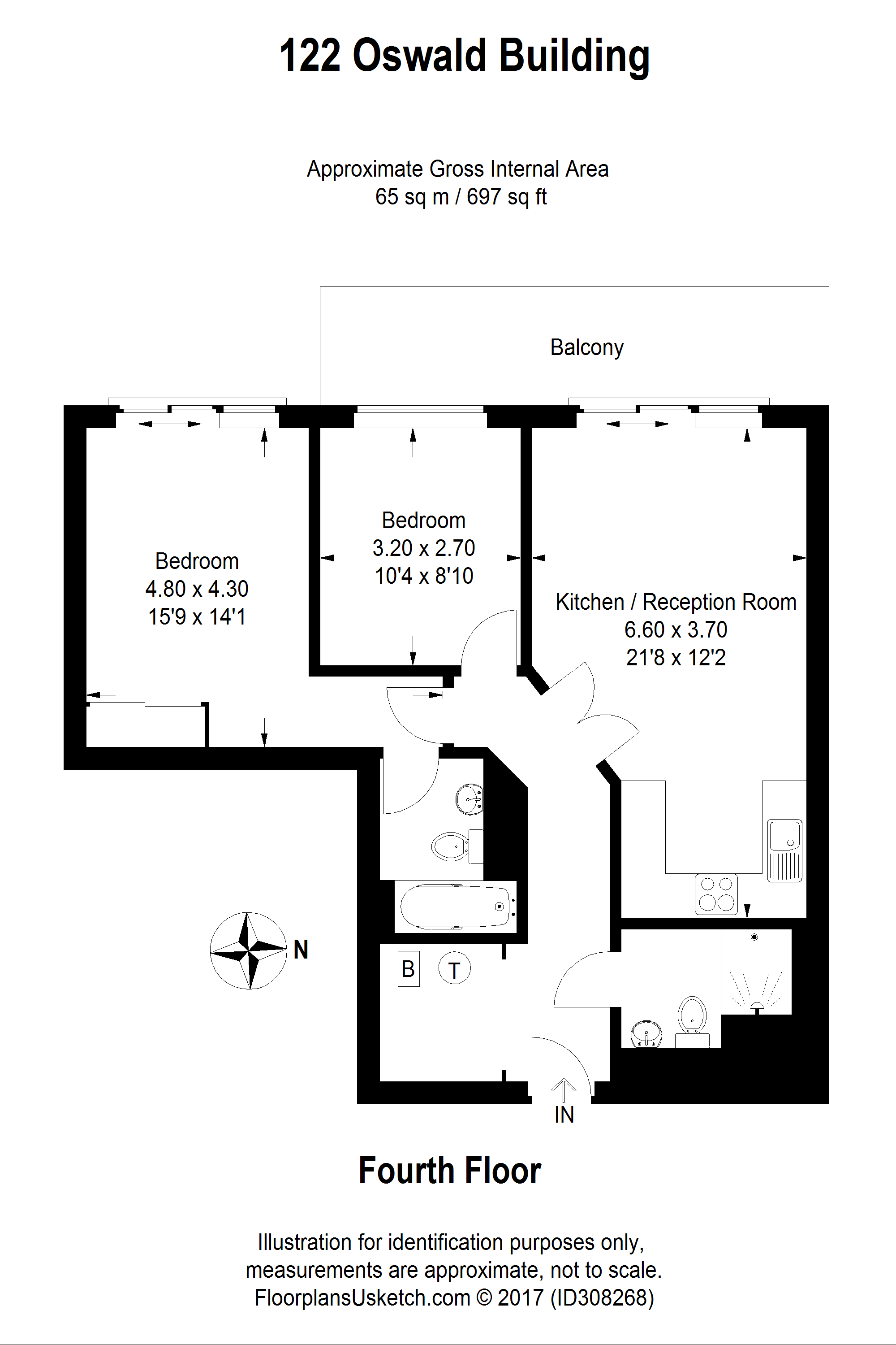 2 Bedrooms Flat to rent in Queenstown Road, London SW8