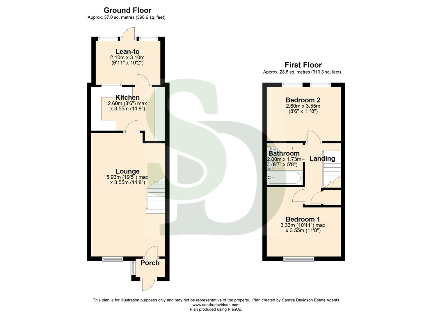 148, Springwood Crescent, Edgware floorplan
