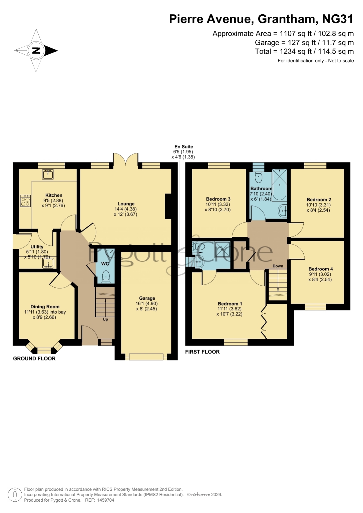 10, St. Pierre Avenue, Grantham floorplan