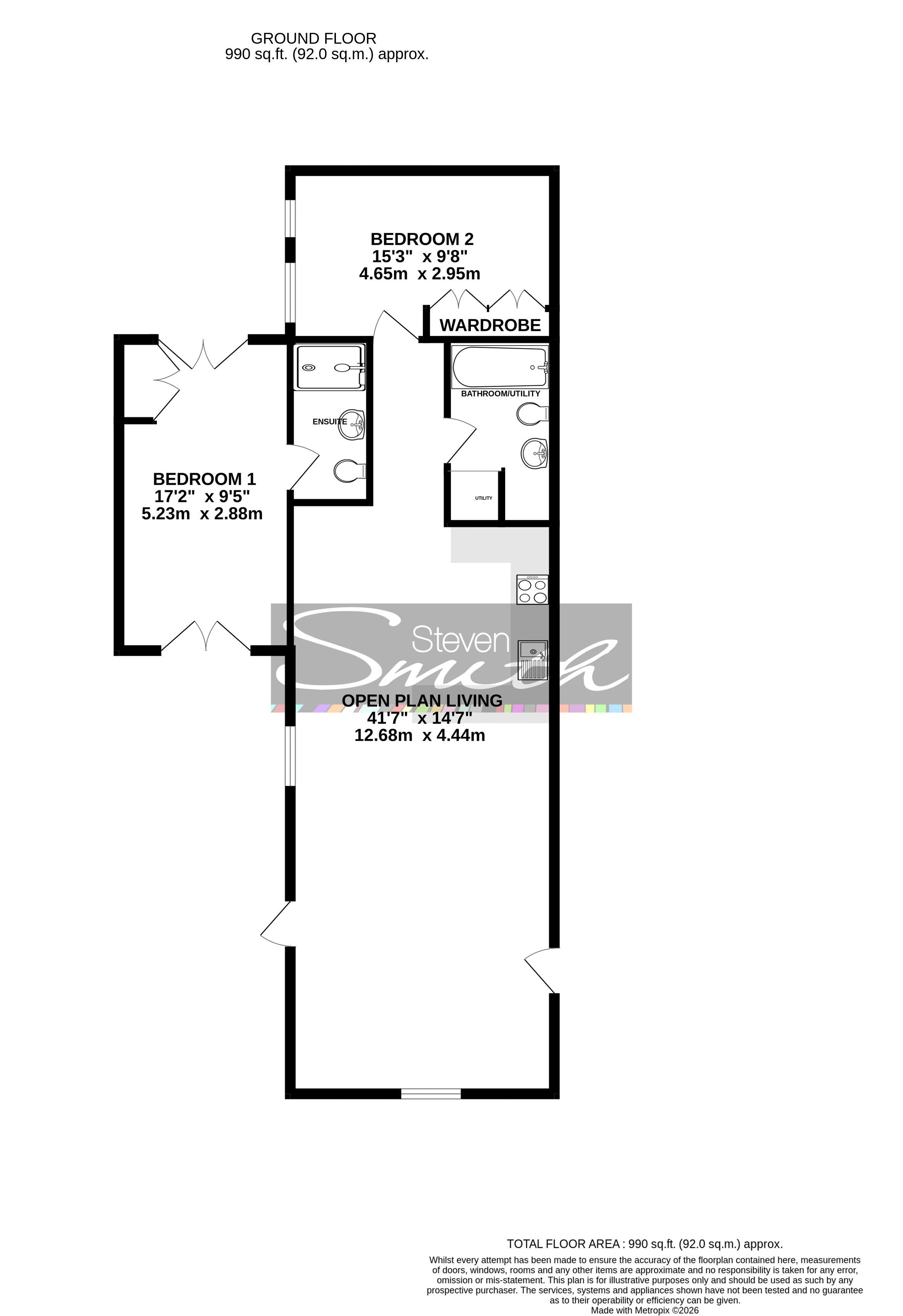 Apartment 1 Marine Hill House, 6, Marine Hill, Clevedon floorplan