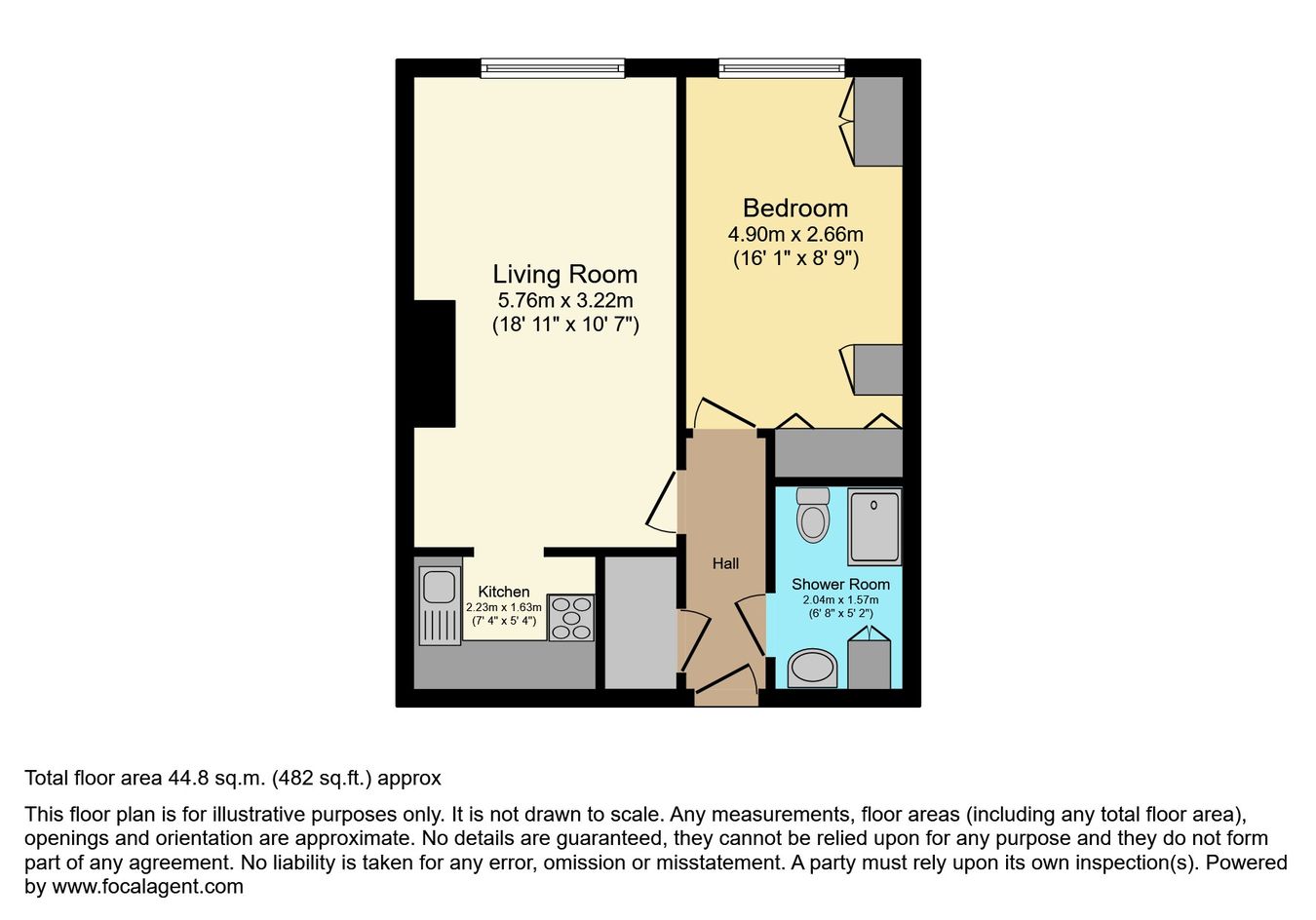 21, Beech Court, Nottingham floorplan