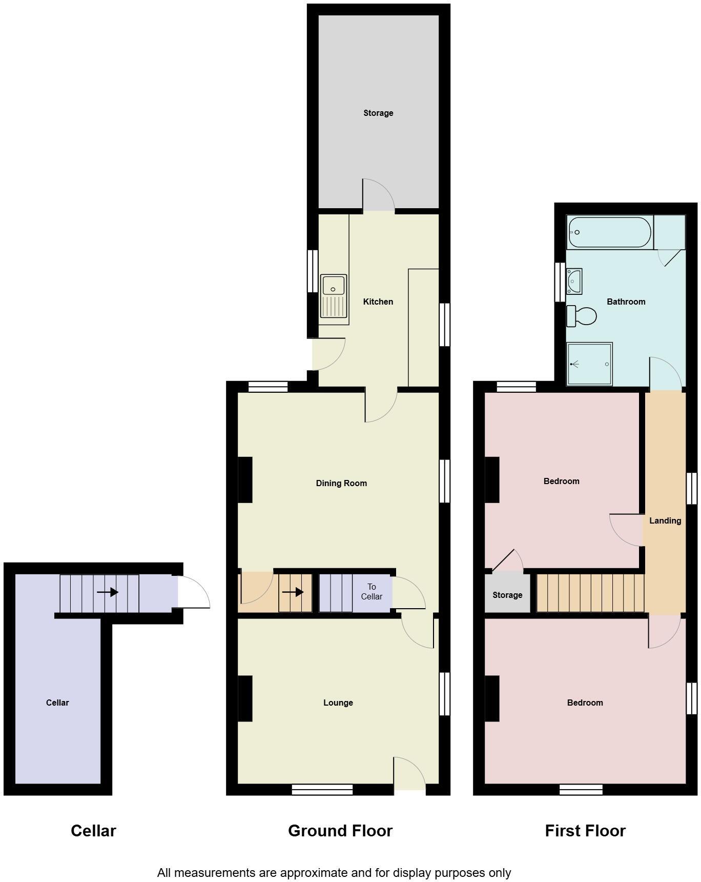 23 Sparrow Street, Smallthorne, Stoke-On-Trent floorplan