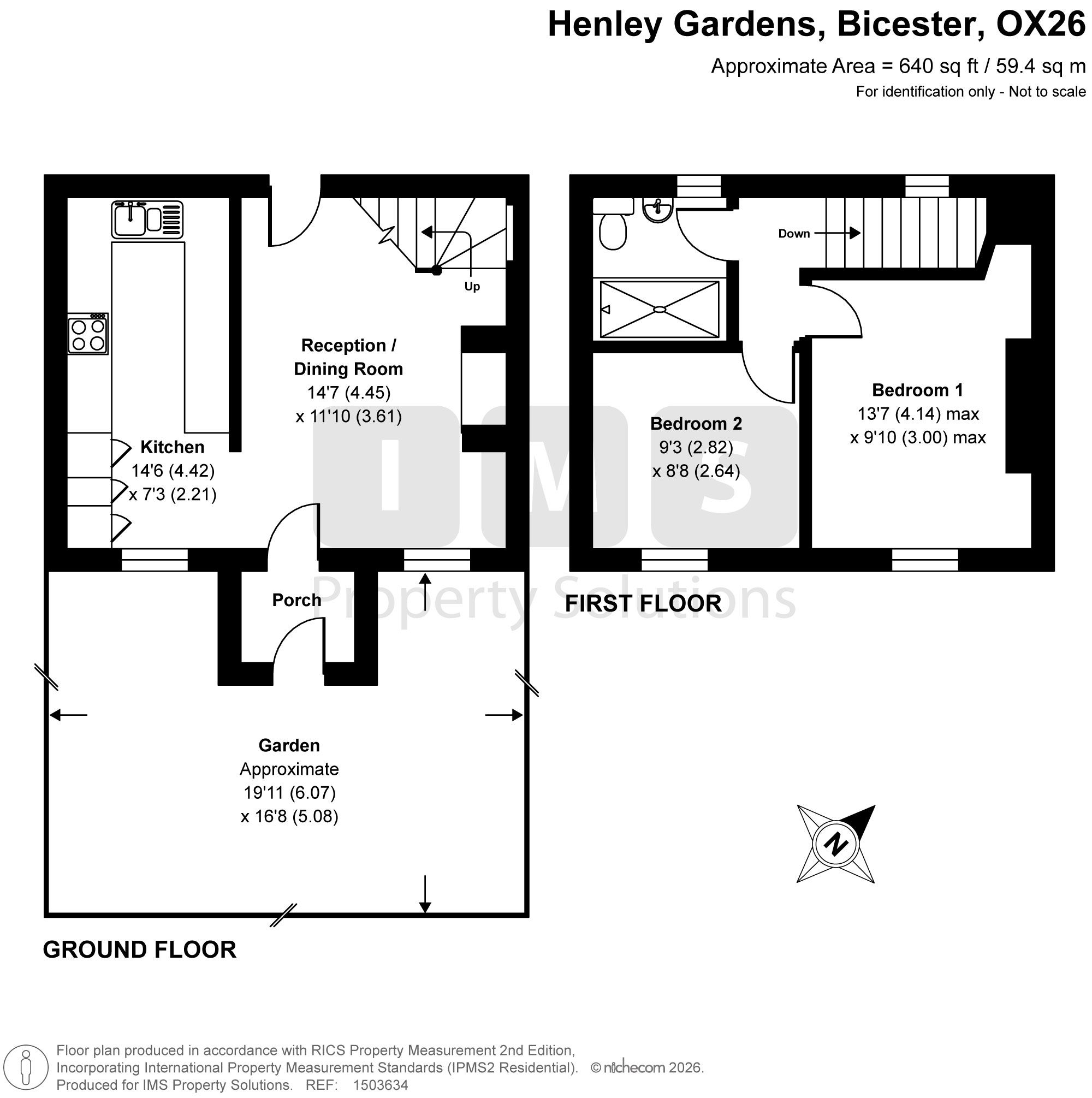 2 Henley Gardens, Bicester floorplan