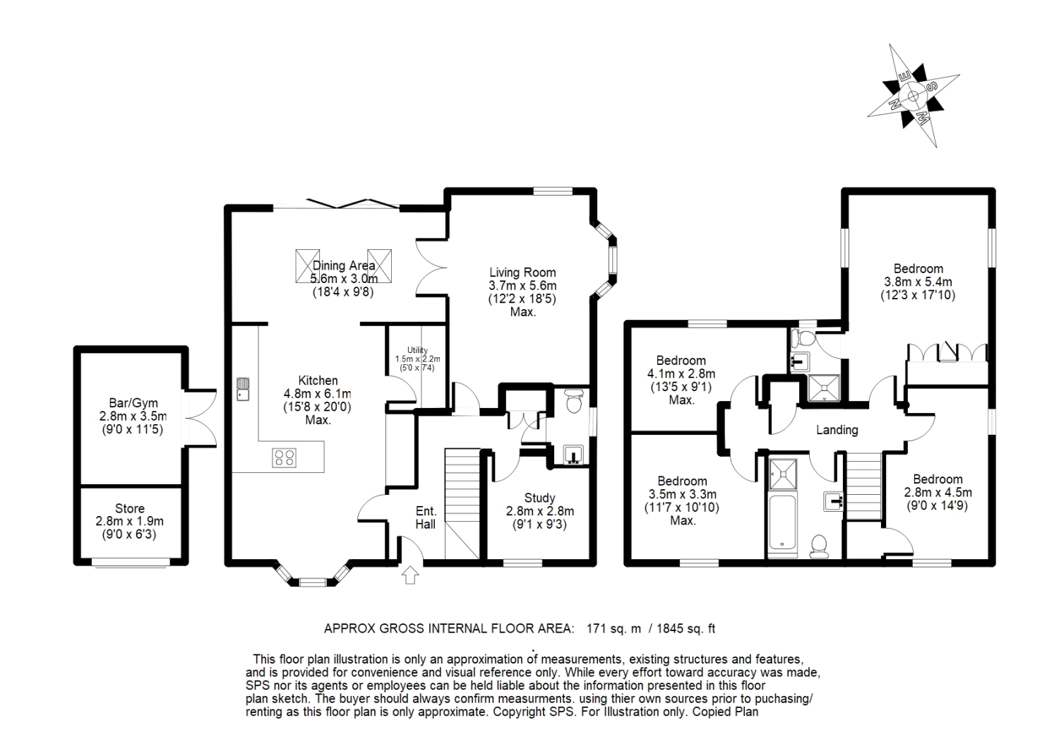 104, Elmhurst Way, Carterton floorplan