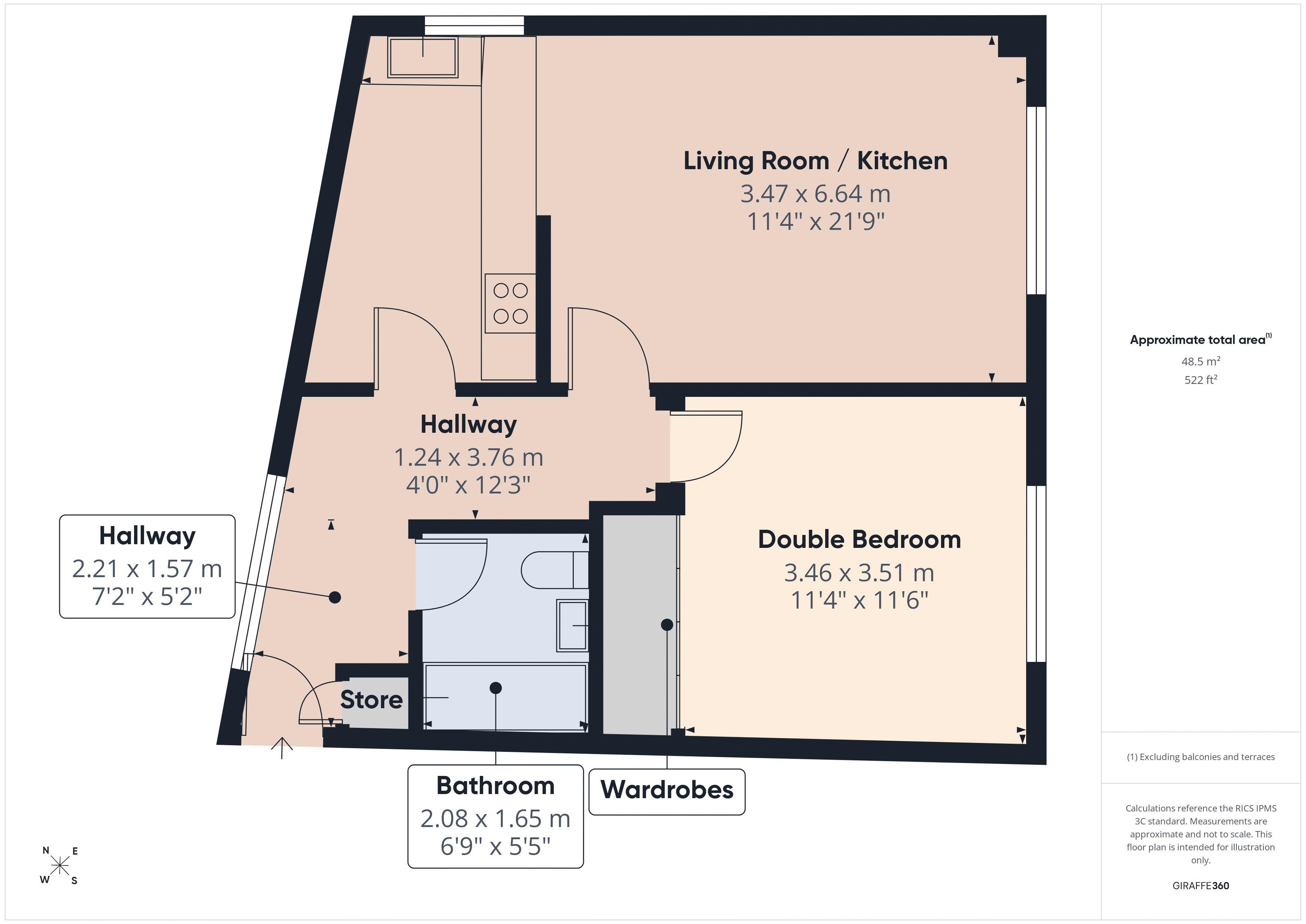 1 Timber Hill Road, Caterham floorplan