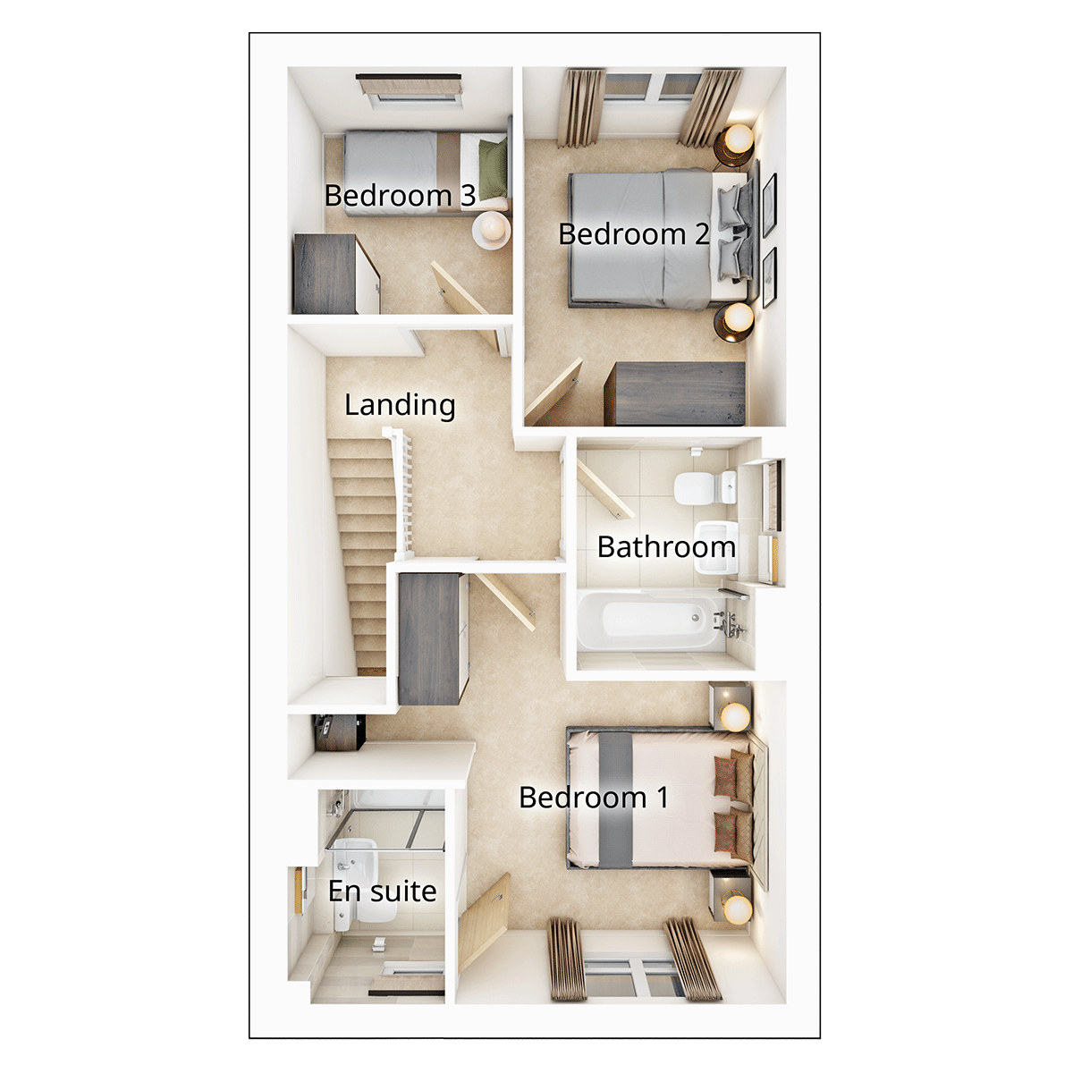 Plot 12, Evesham floorplan