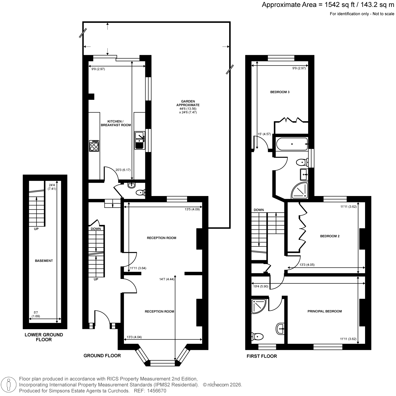3, Portland Road, Kingston Upon Thames floorplan