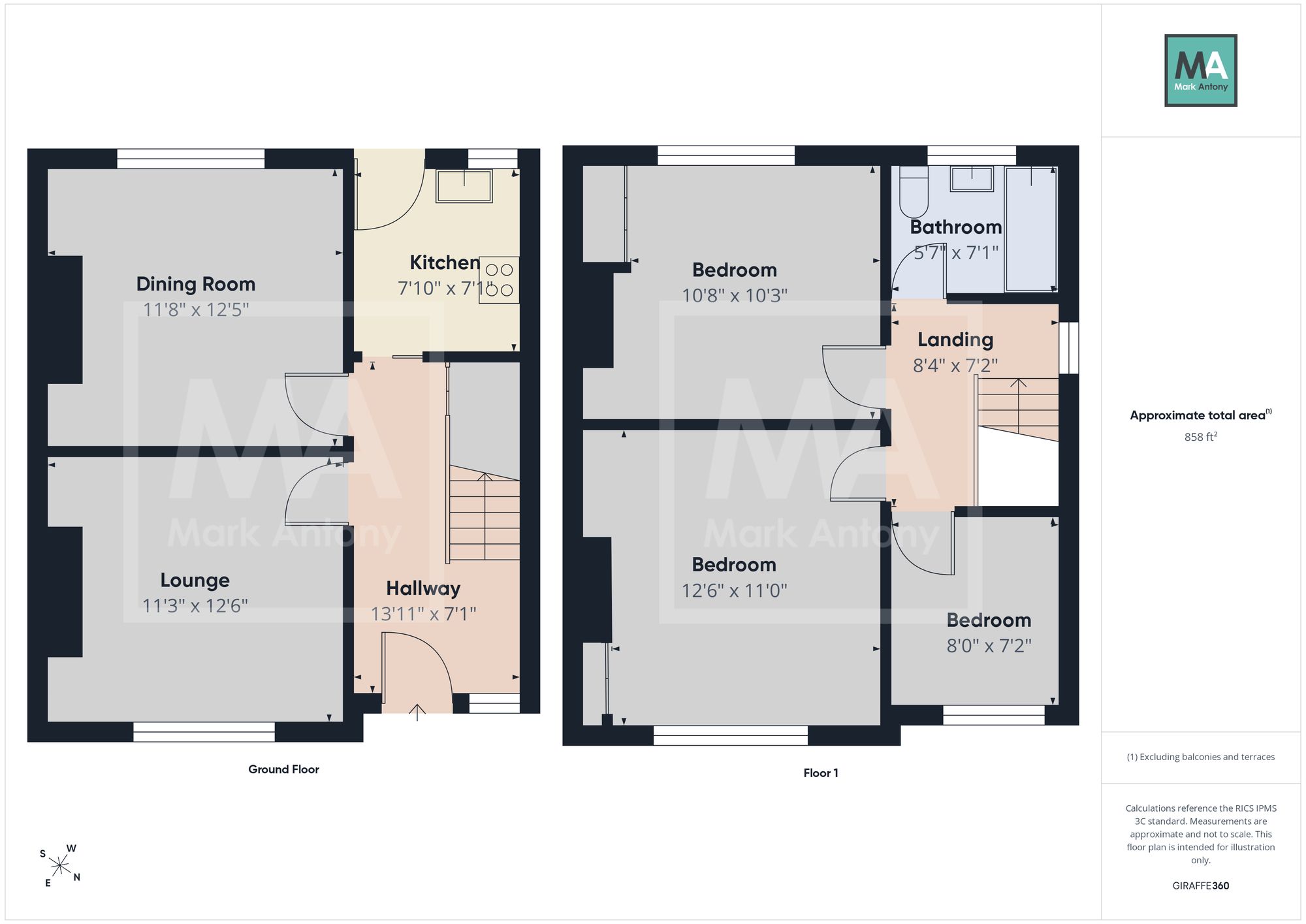 18 Georges Crescent, Warrington floorplan