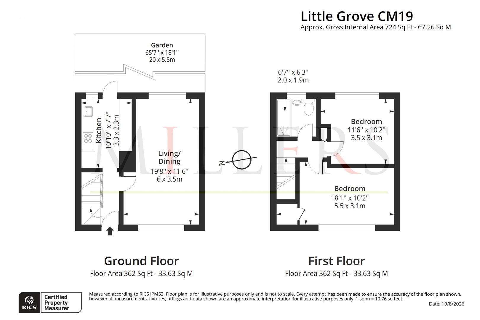 37, Little Grove Field, Harlow floorplan