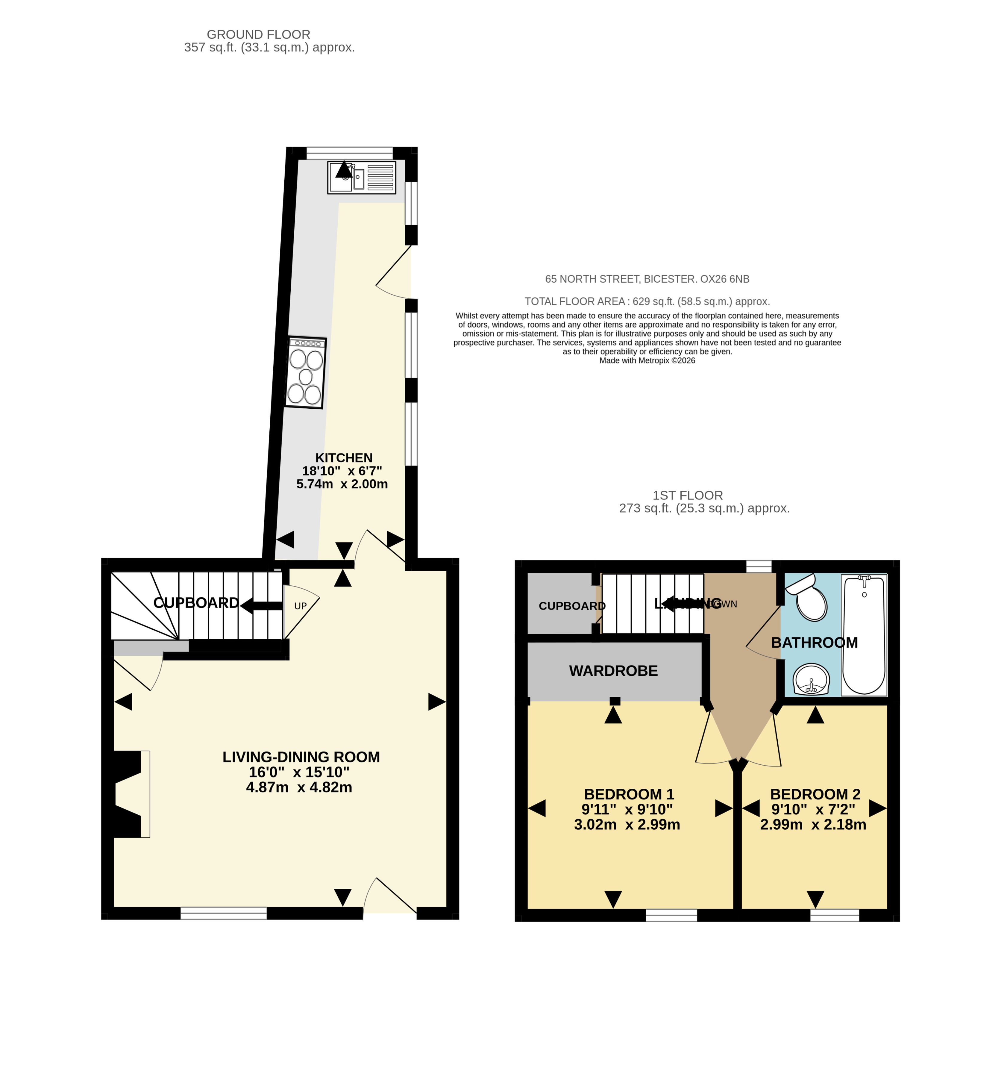 65, North Street, Bicester floorplan