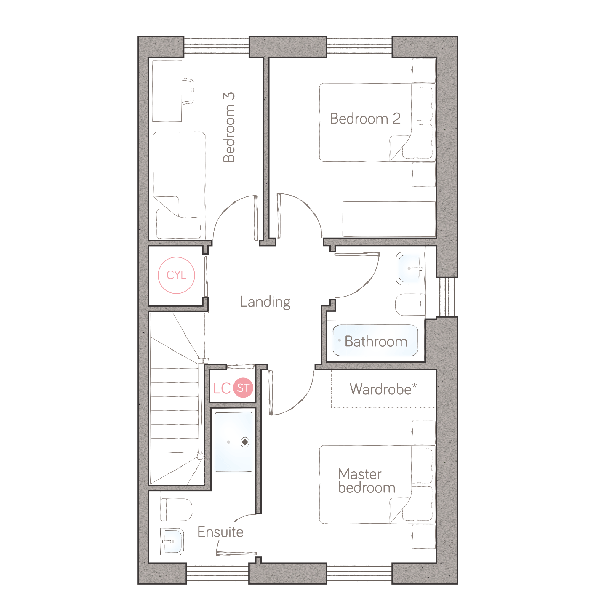Plot 2 - Poppy Cottage,, Primrose Fields, Appledore, Bideford floorplan