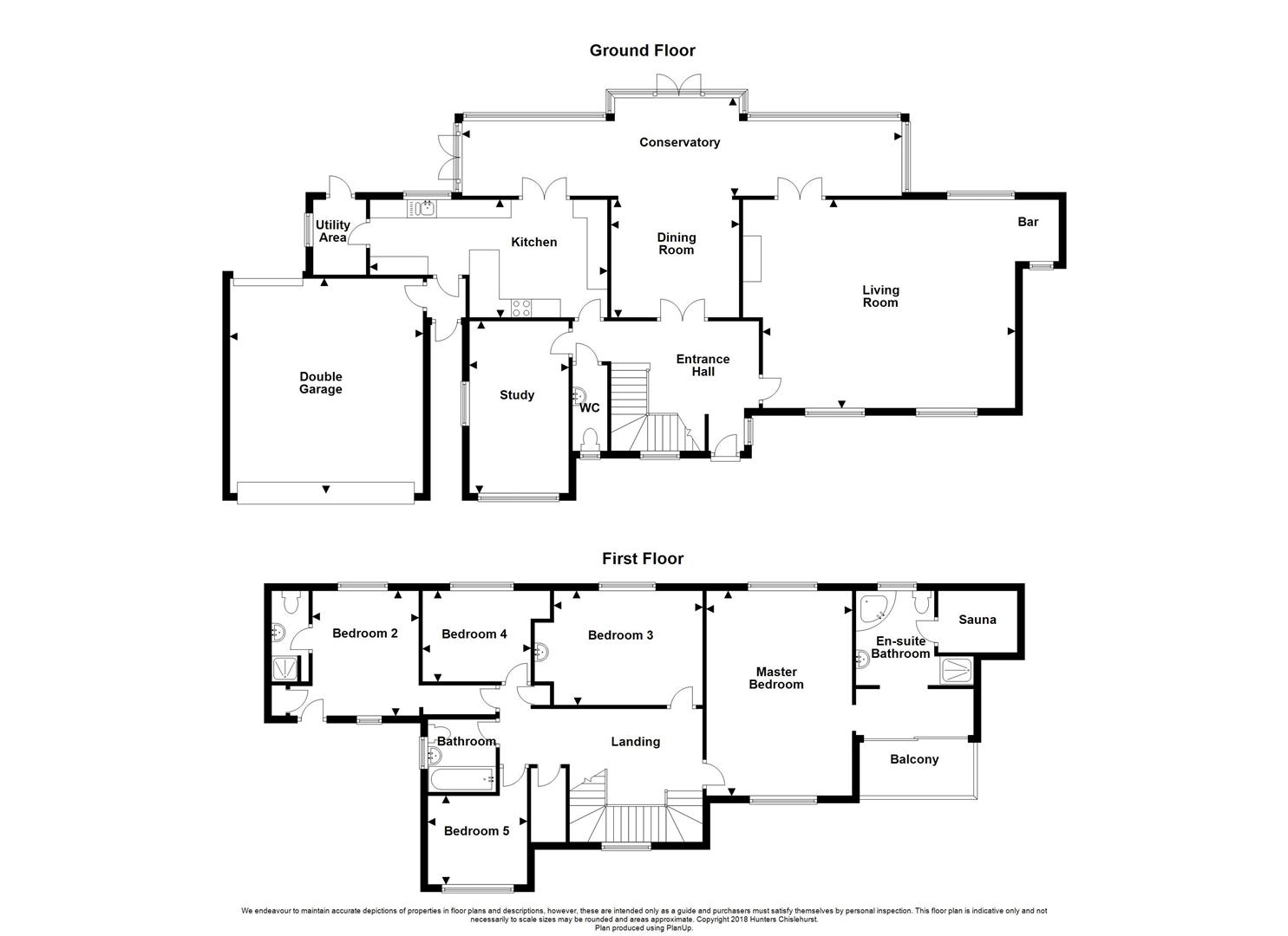 Greenleaves, Oakwood Close, Chislehurst floorplan