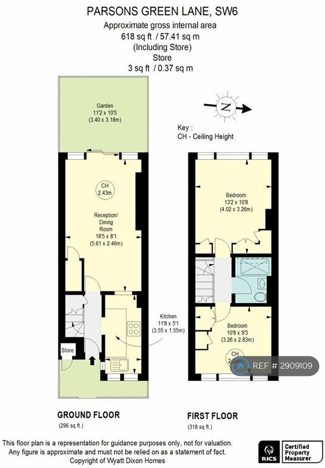 Parsons Green Lane, London floorplan