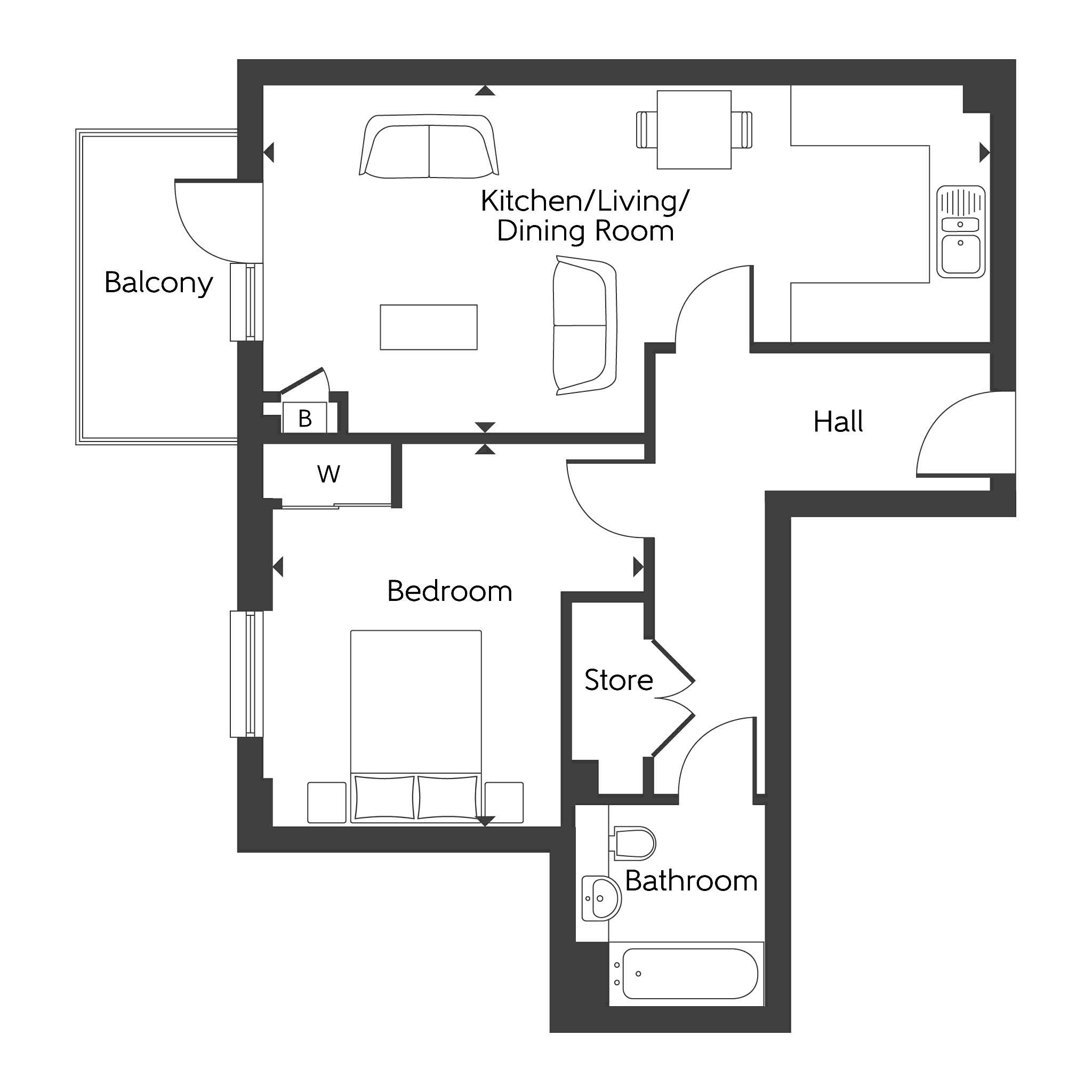 1 Bedrooms Flat for sale in Battalion Court, Woolwich SE18