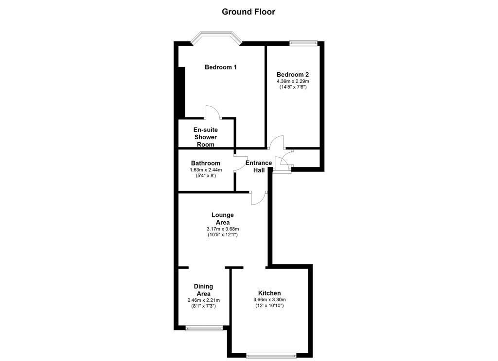 2 Bedrooms Flat to rent in Walter Road, Swansea SA1