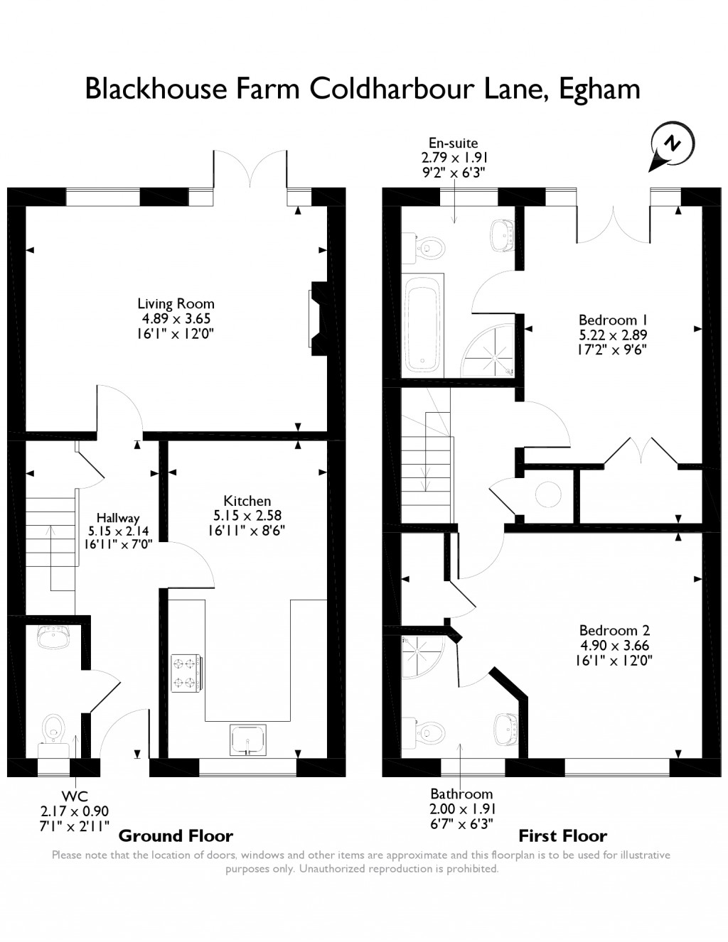 2 Bedrooms Terraced house for sale in Coldharbour Lane, Egham TW20