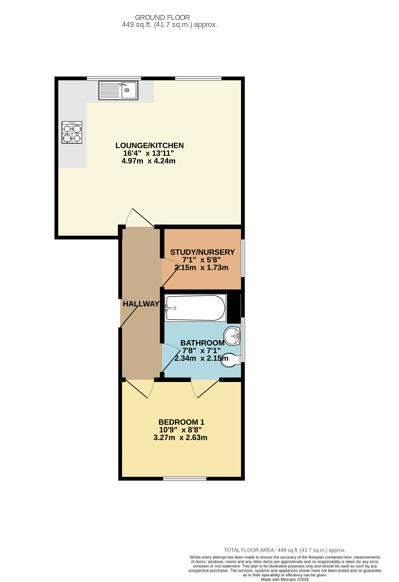 35, Sandringham Court, Pontefract floorplan