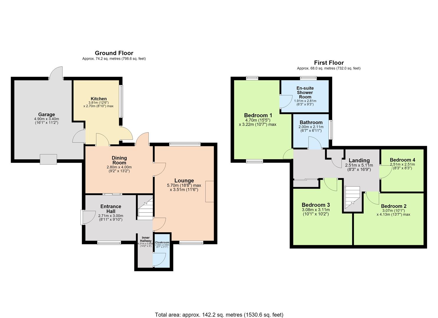 17, Thorncroft, Saffron Walden floorplan
